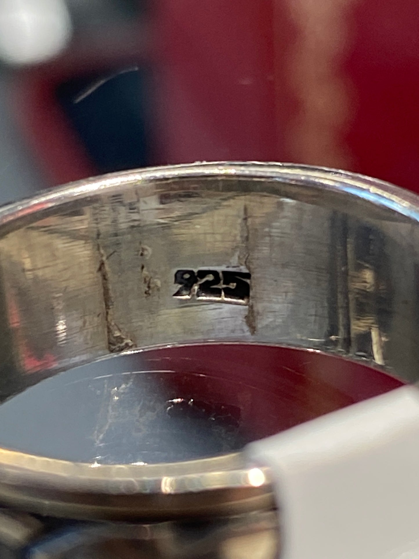 Silver Band With Design