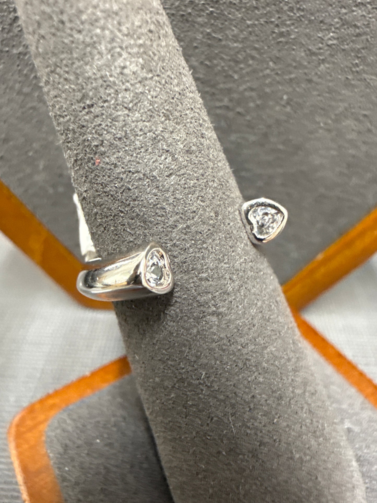 Silver cuff ring