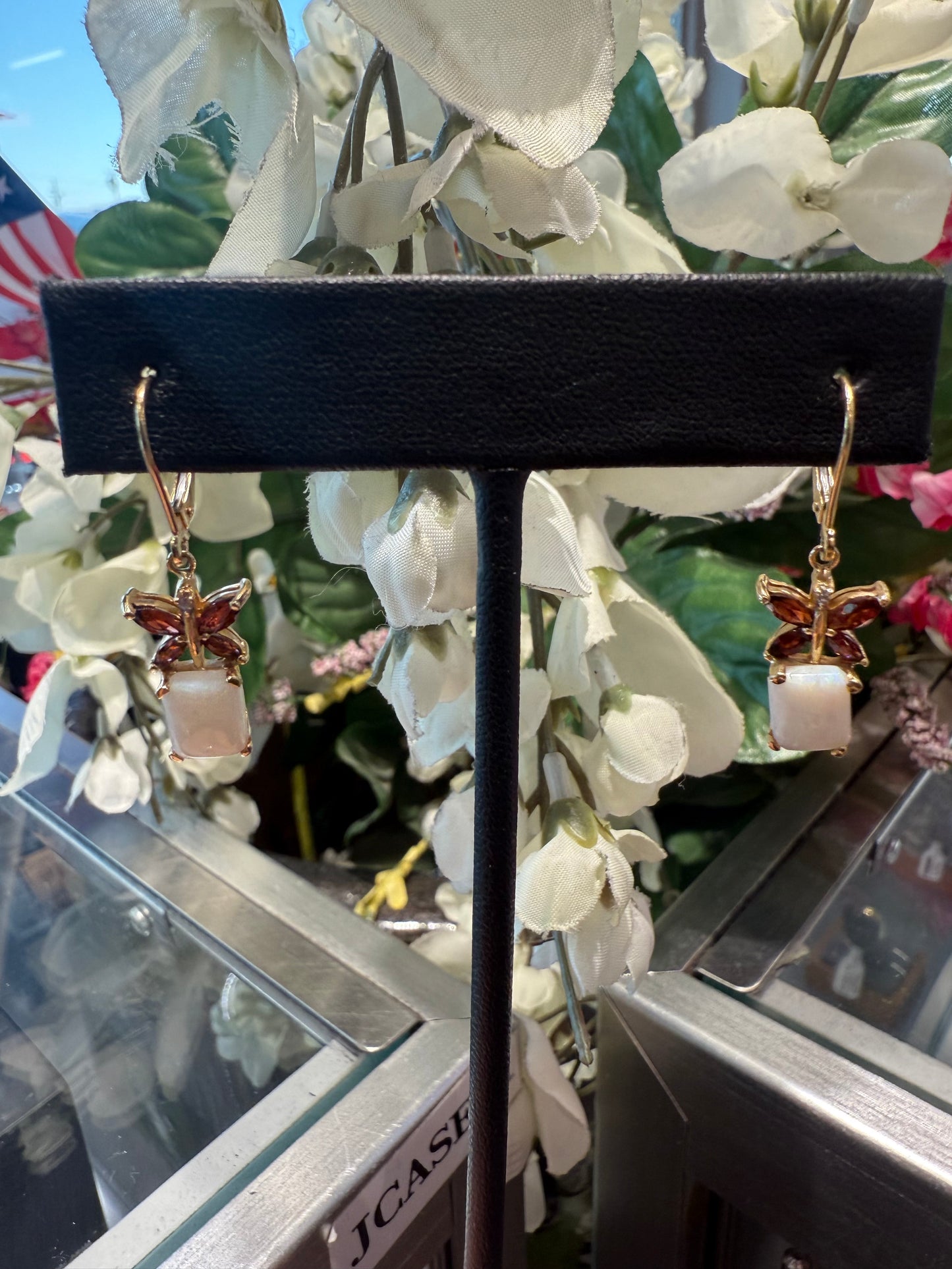 Gold earrings