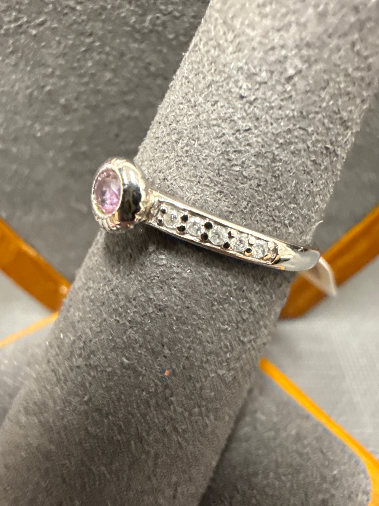 White gold ring