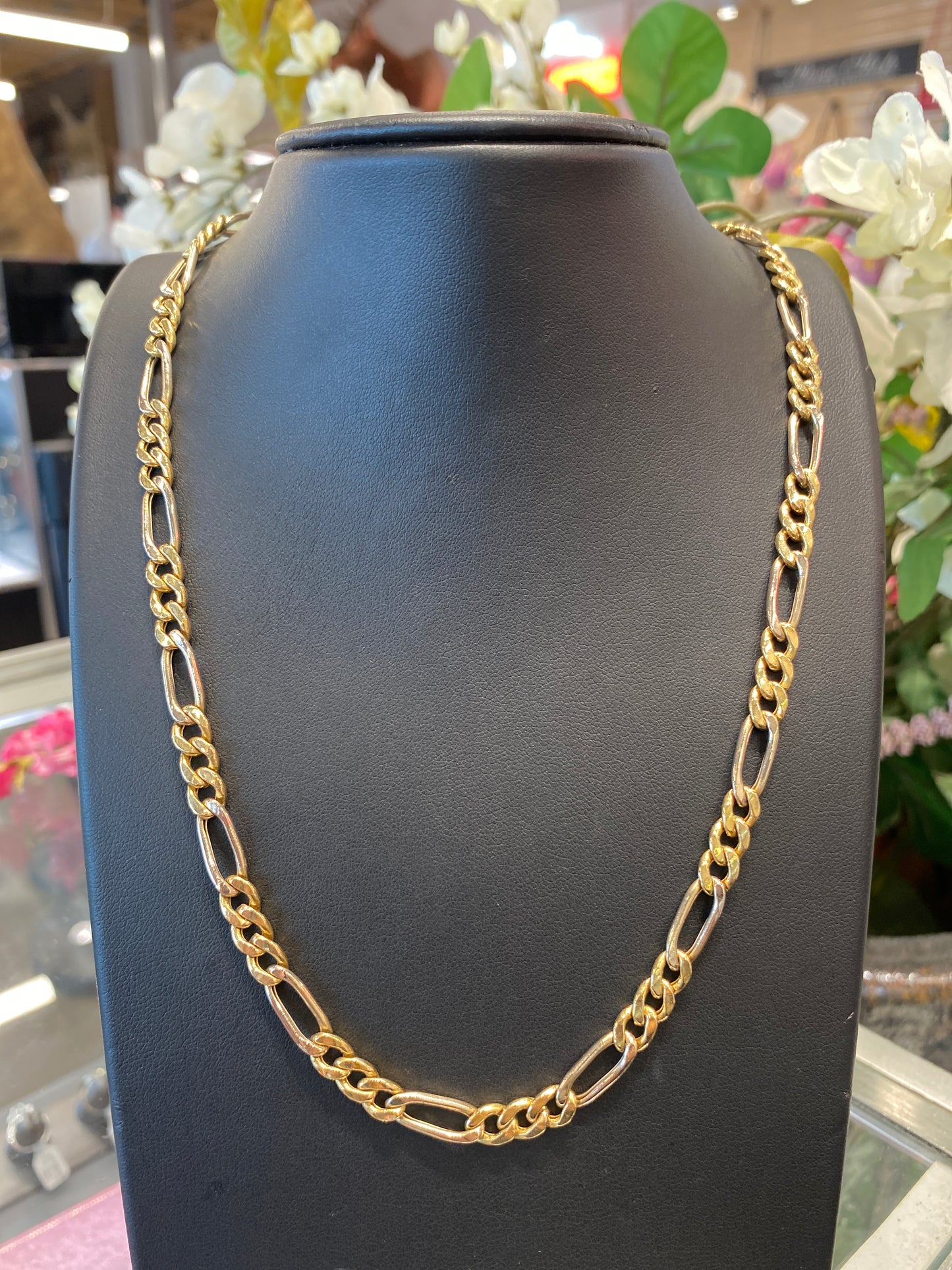 18k Yellow Gold Fígaro Chain
