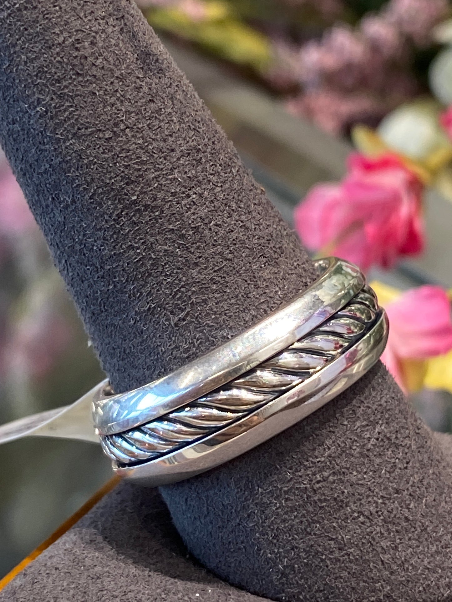 Silver David Yurman Band