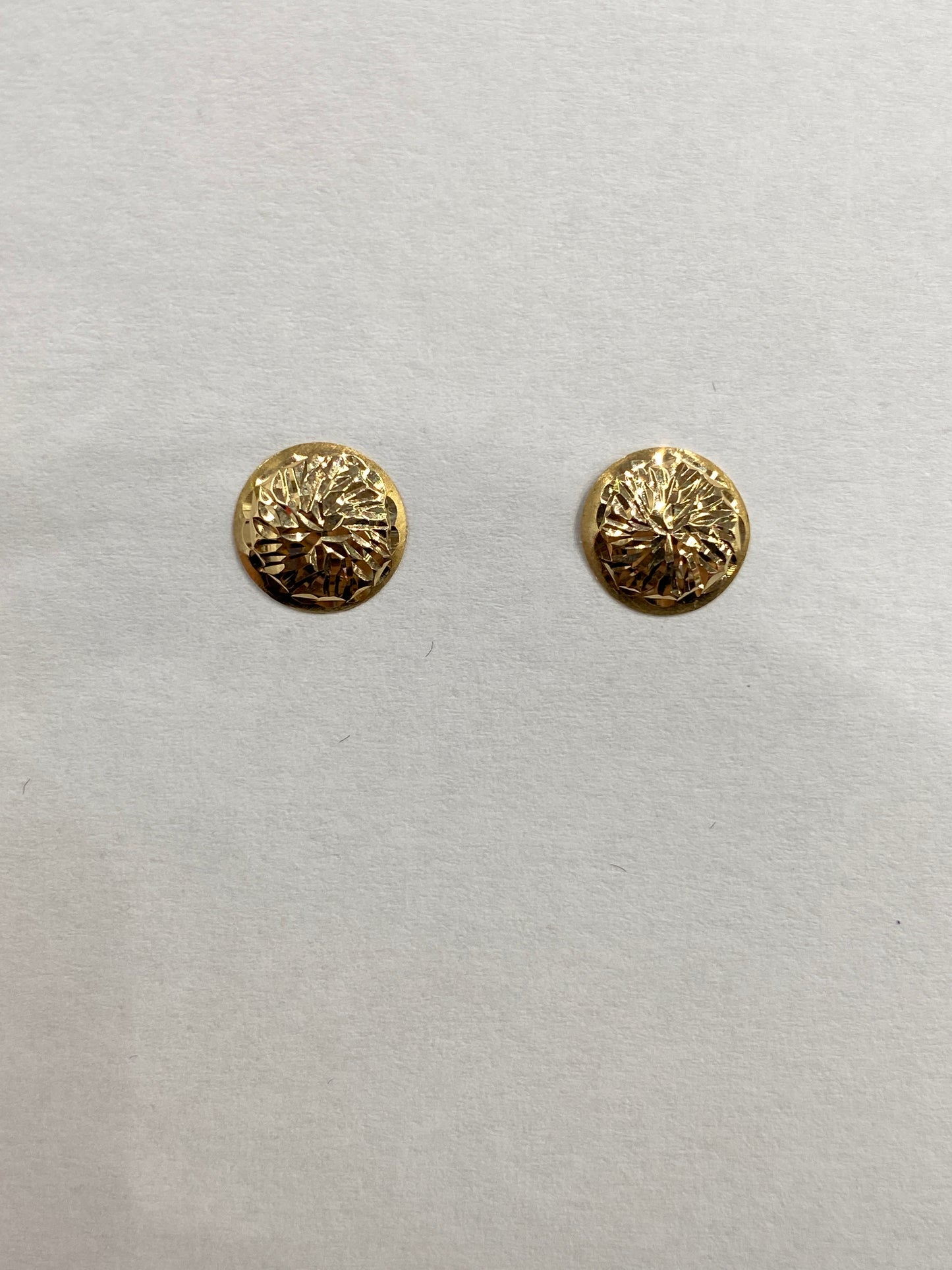 14k Yellow Gold Stud Earrings