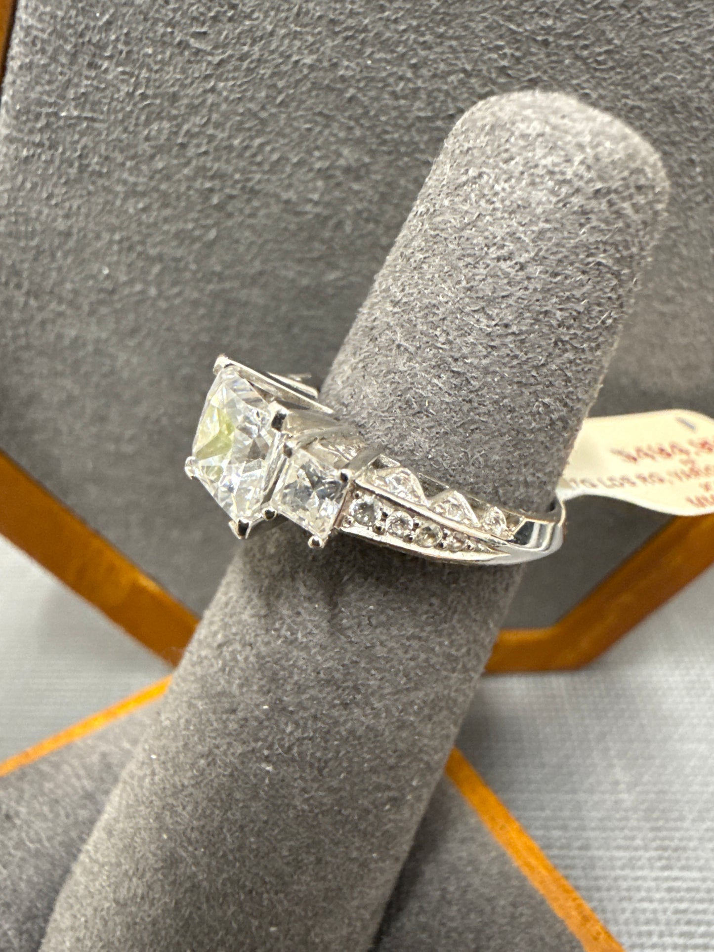 White gold ring