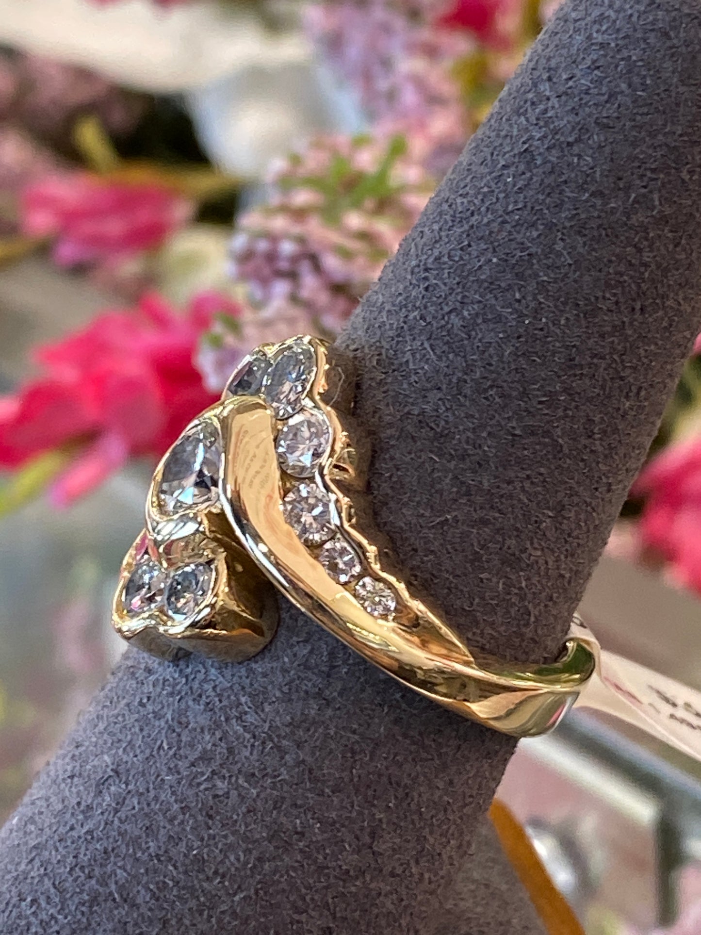 14k Yellow Gold Diamond Ring