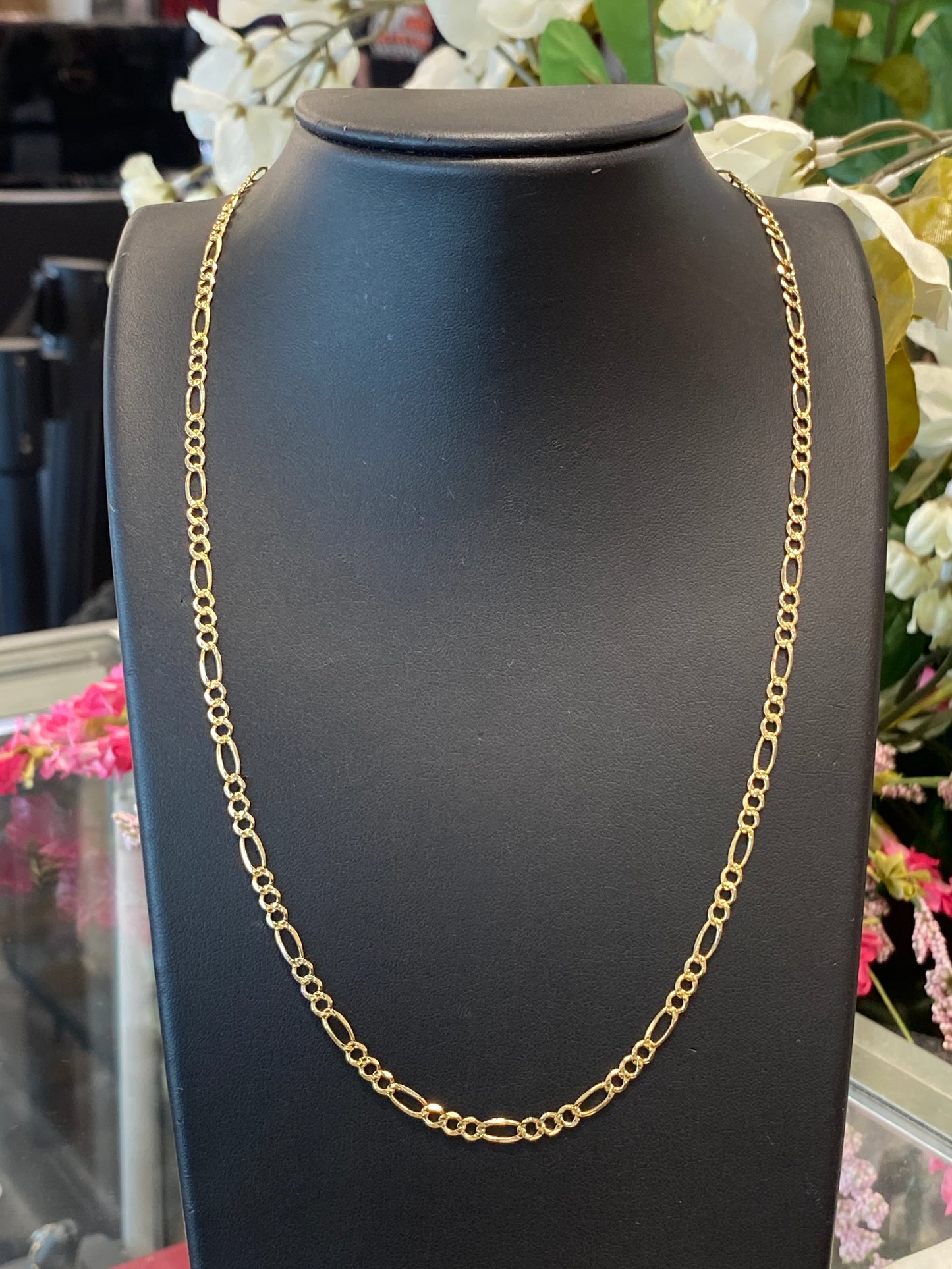 14k Yellow Gold Fígaro Chain