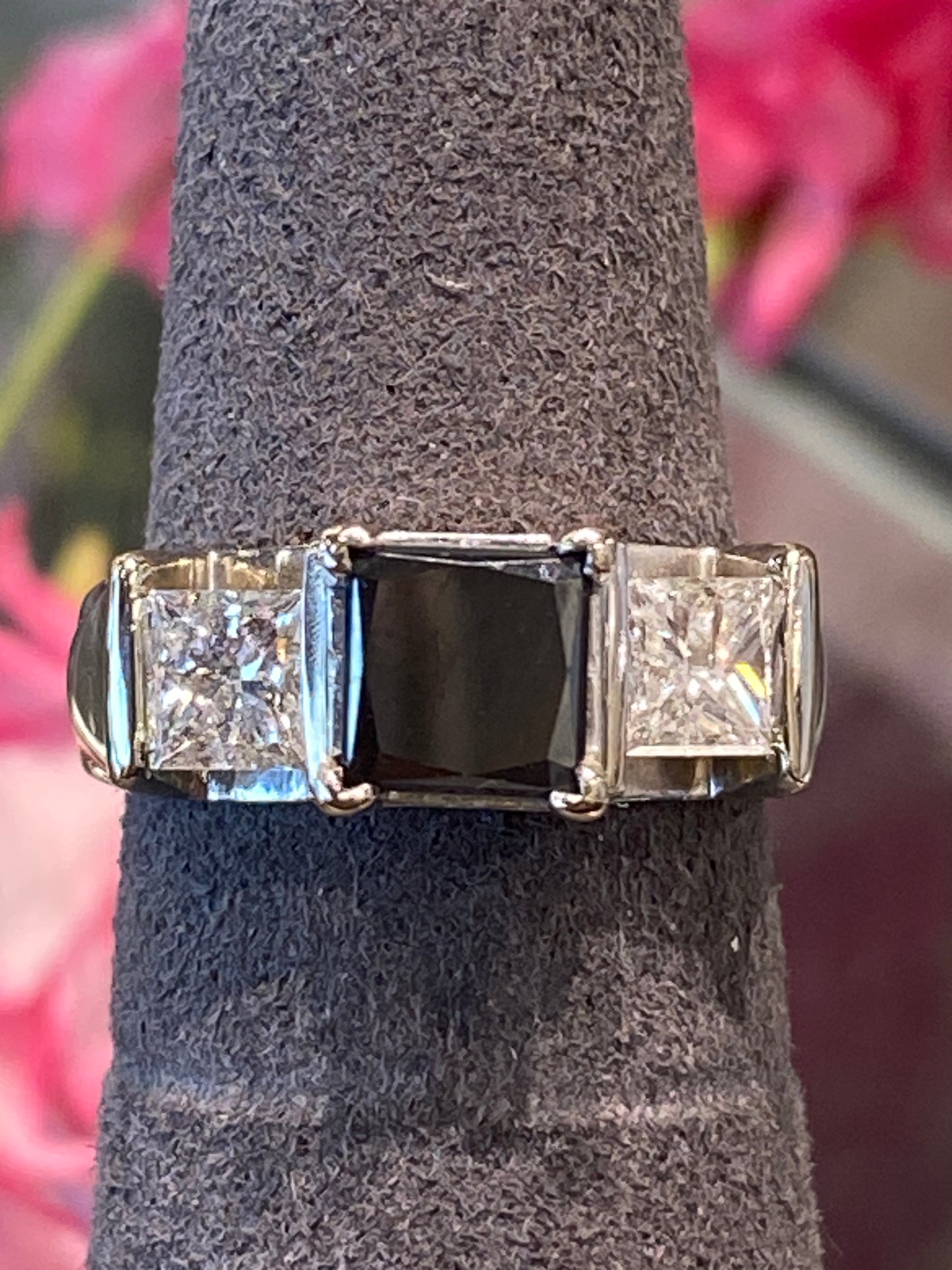 14k White Gold Engagement Ring