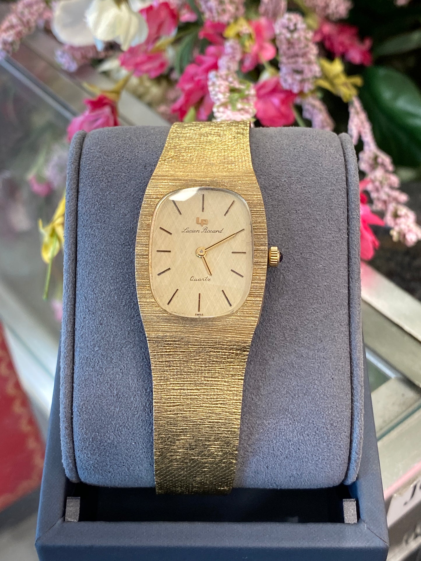 14k Yellow Gold Lucien Piccard Men’s Watch