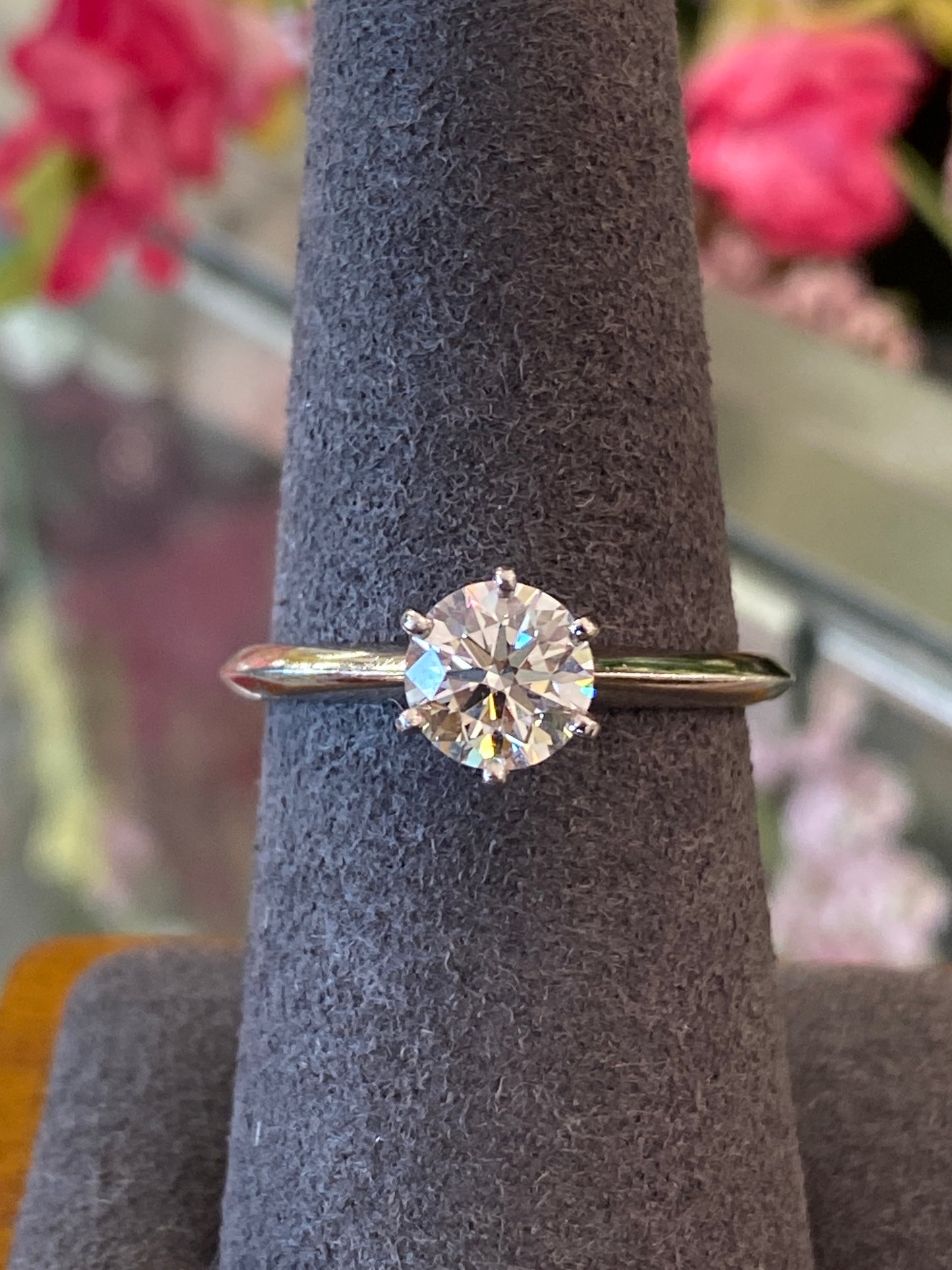 Platinum Diamond Tiffany & Co Engagement Ring
