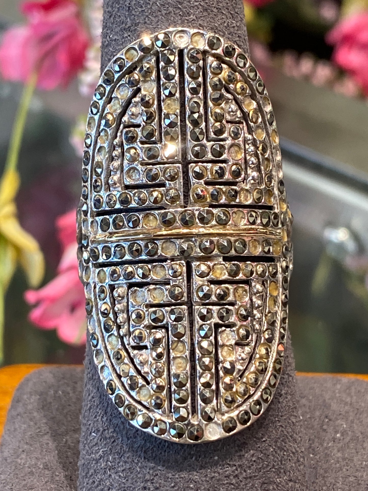 Silver Ring With Stones