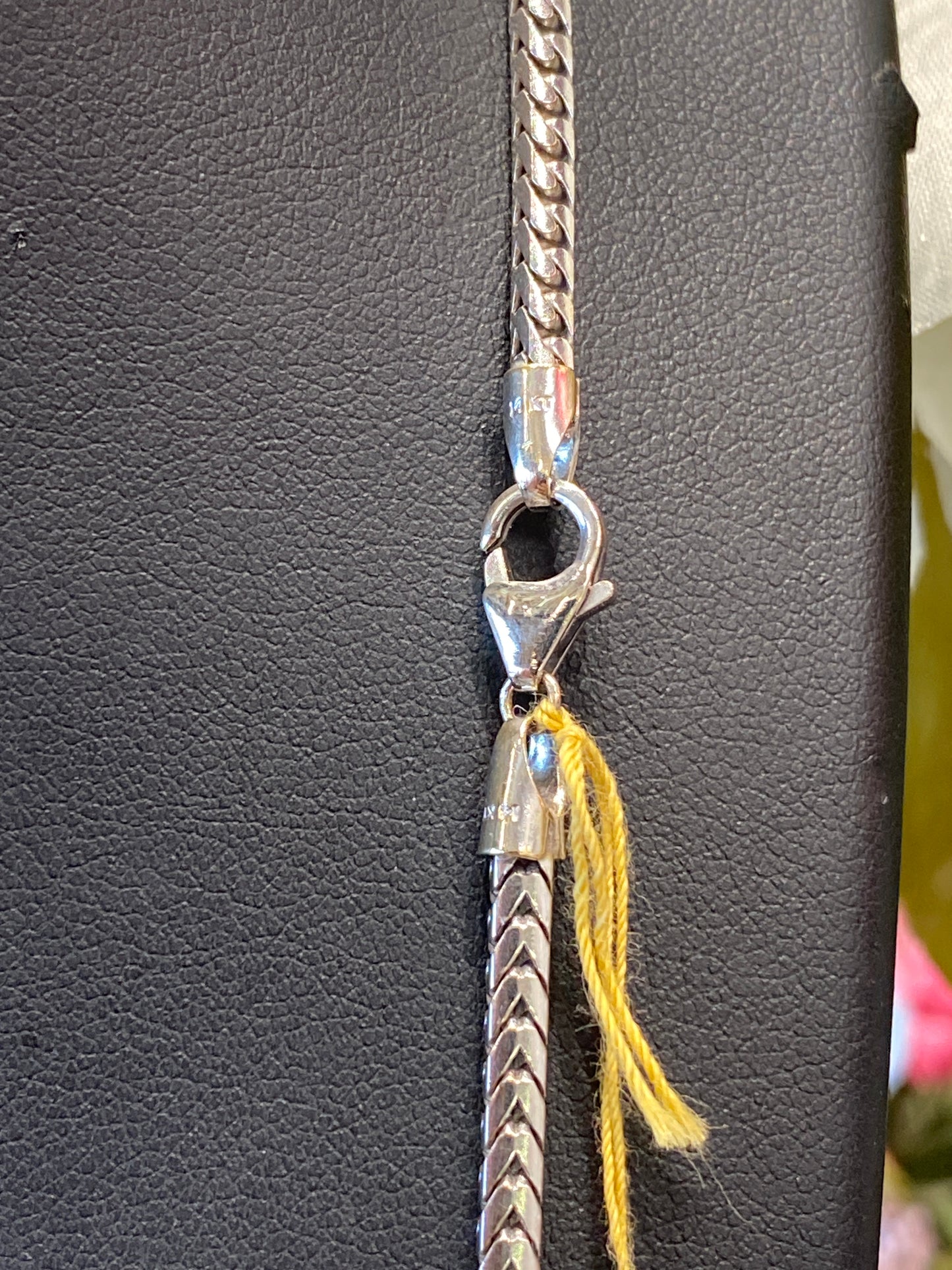 14k White Gold Chain
