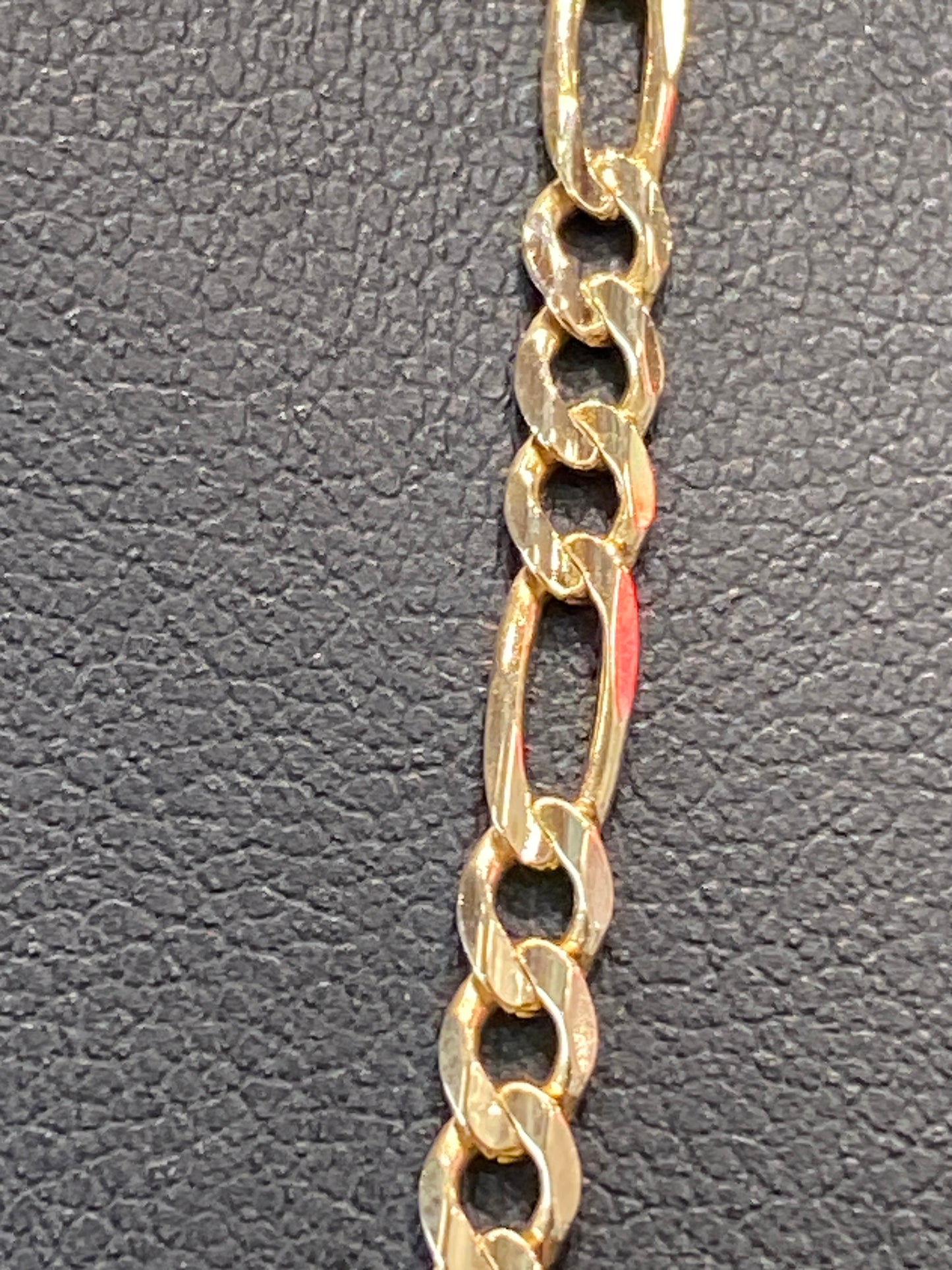 14k Yellow Gold Fígaro Chain