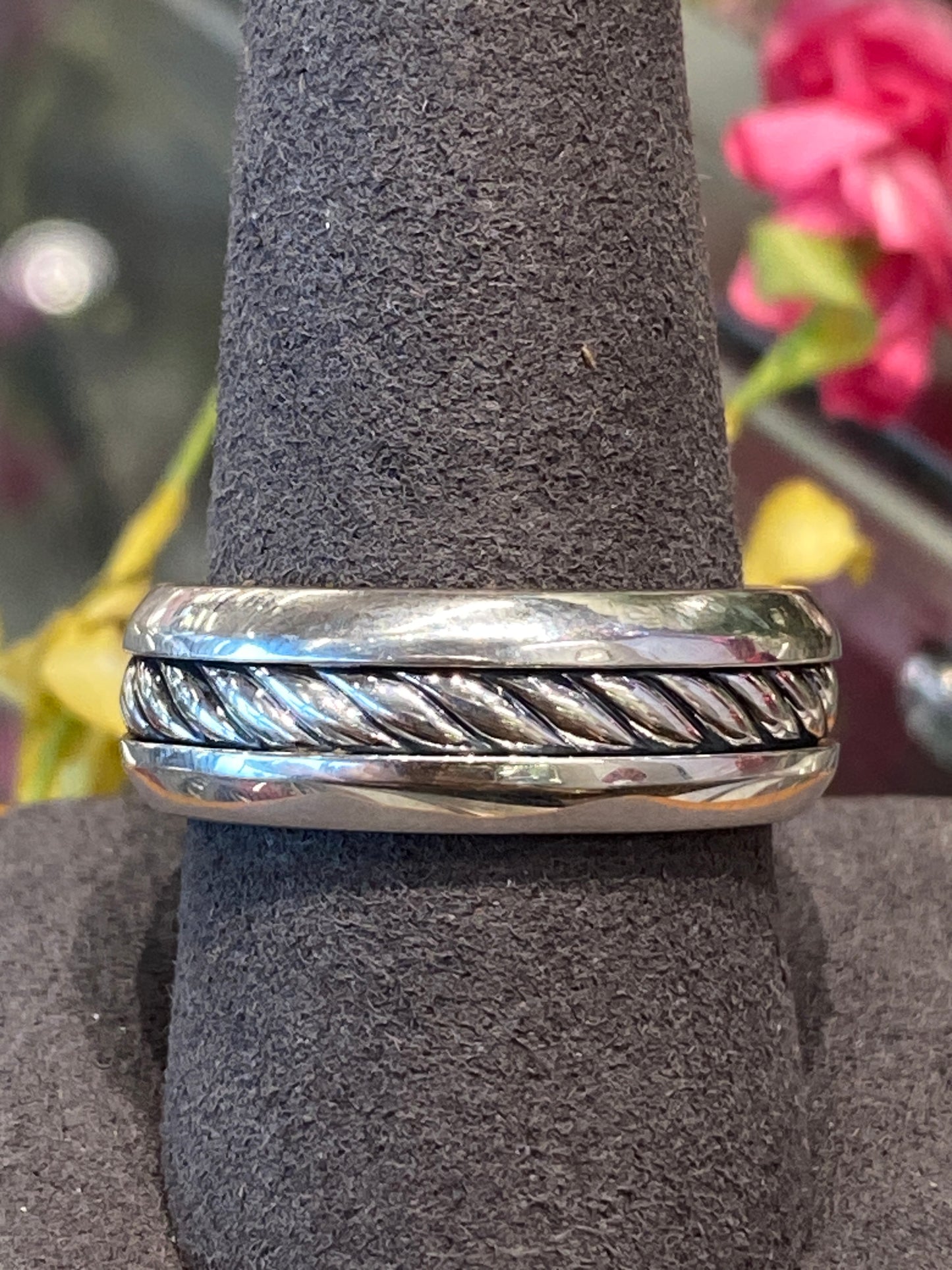 Silver David Yurman Band