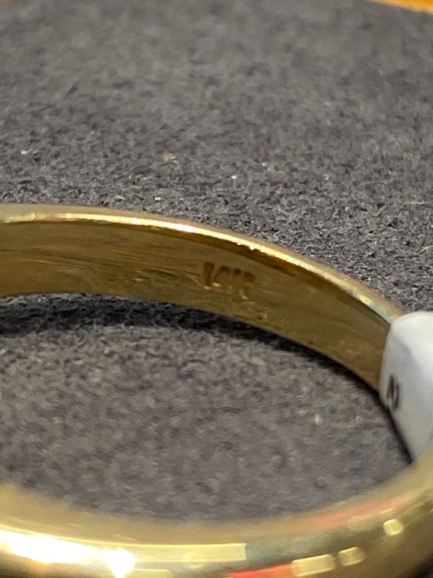 14k Yellow Gold Diamond Engagement Ring