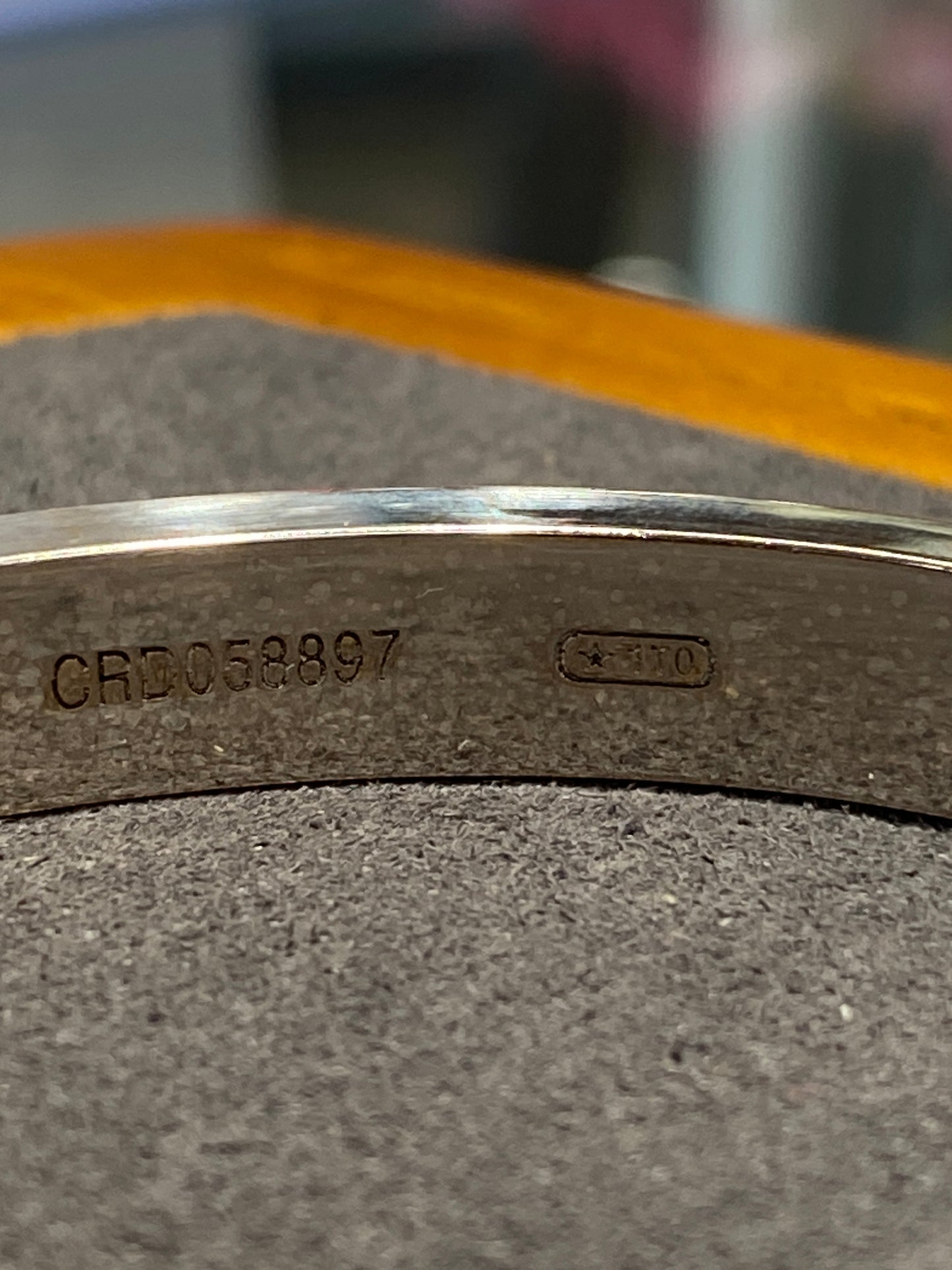 18k White Gold Cartier Love Bracelet With Diamonds