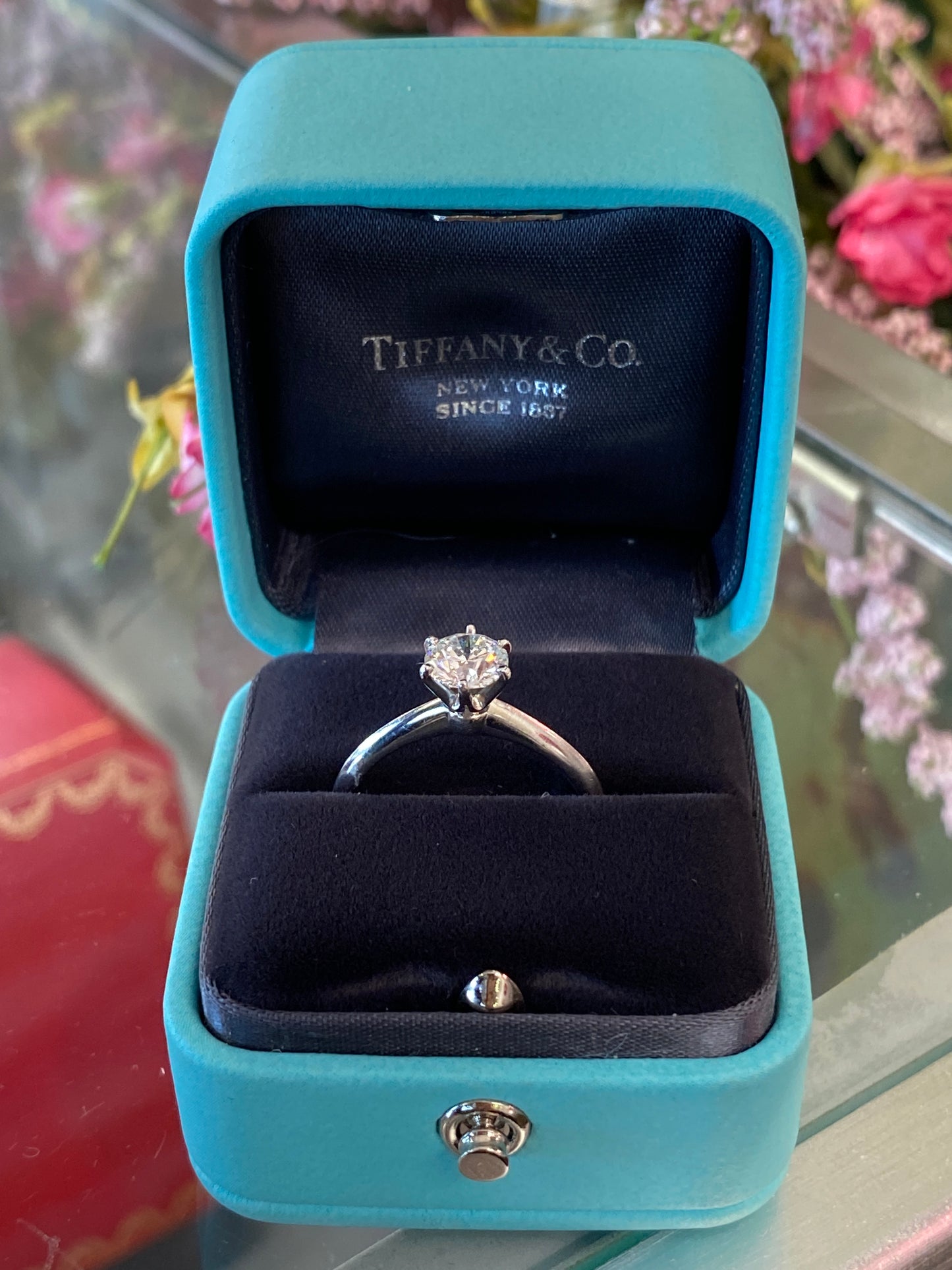 Platinum Diamond Tiffany & Co Engagement Ring