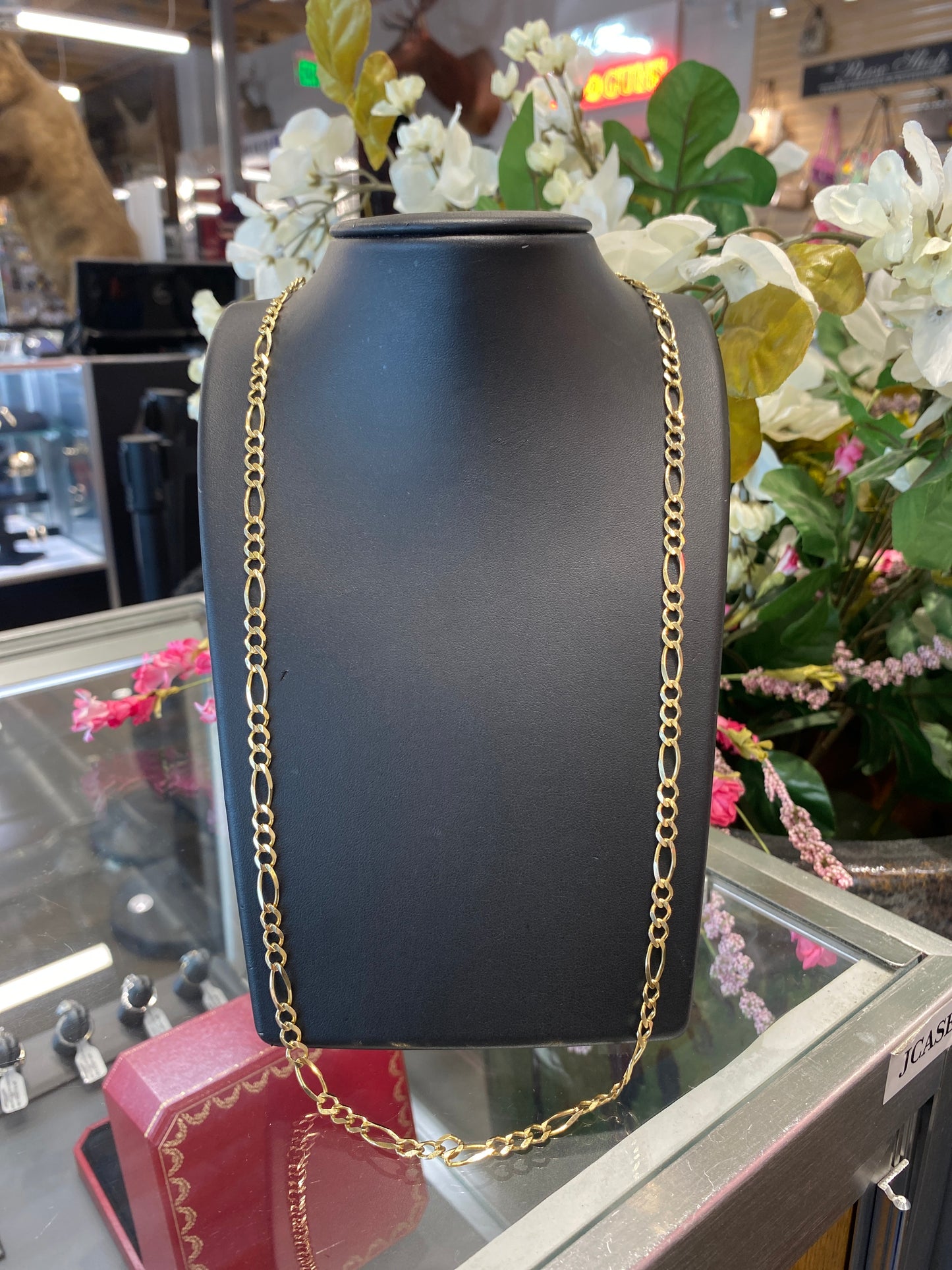 14k Yellow Gold Fígaro Chain