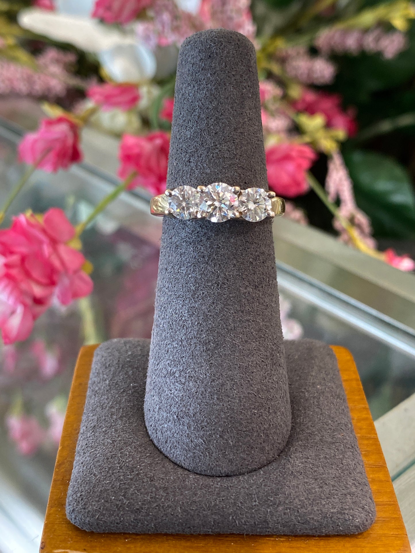 14k Yellow Gold Engagement Ring