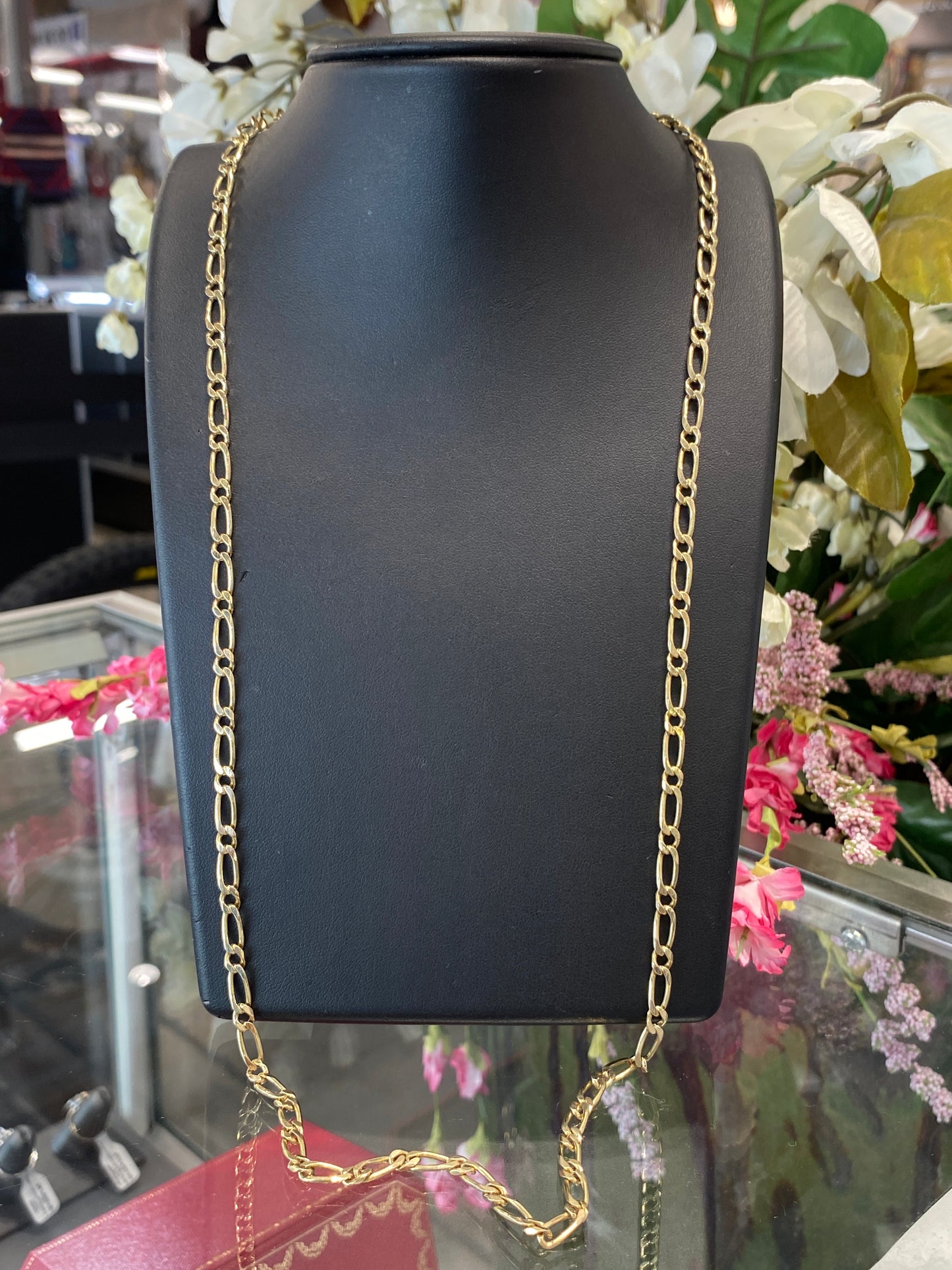 14k Yellow Gold Fígaro Chain