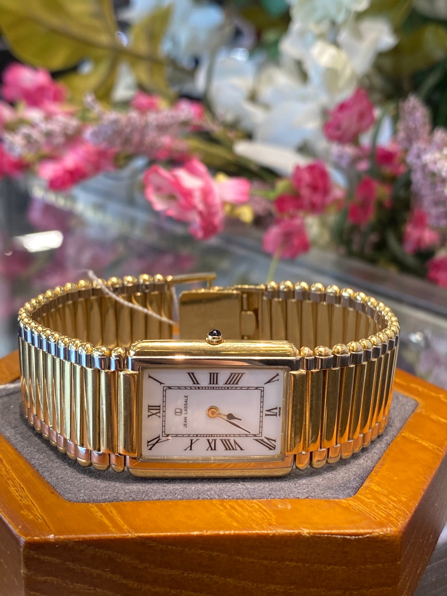Jean Lassale 18k Two Tone Gold Watch