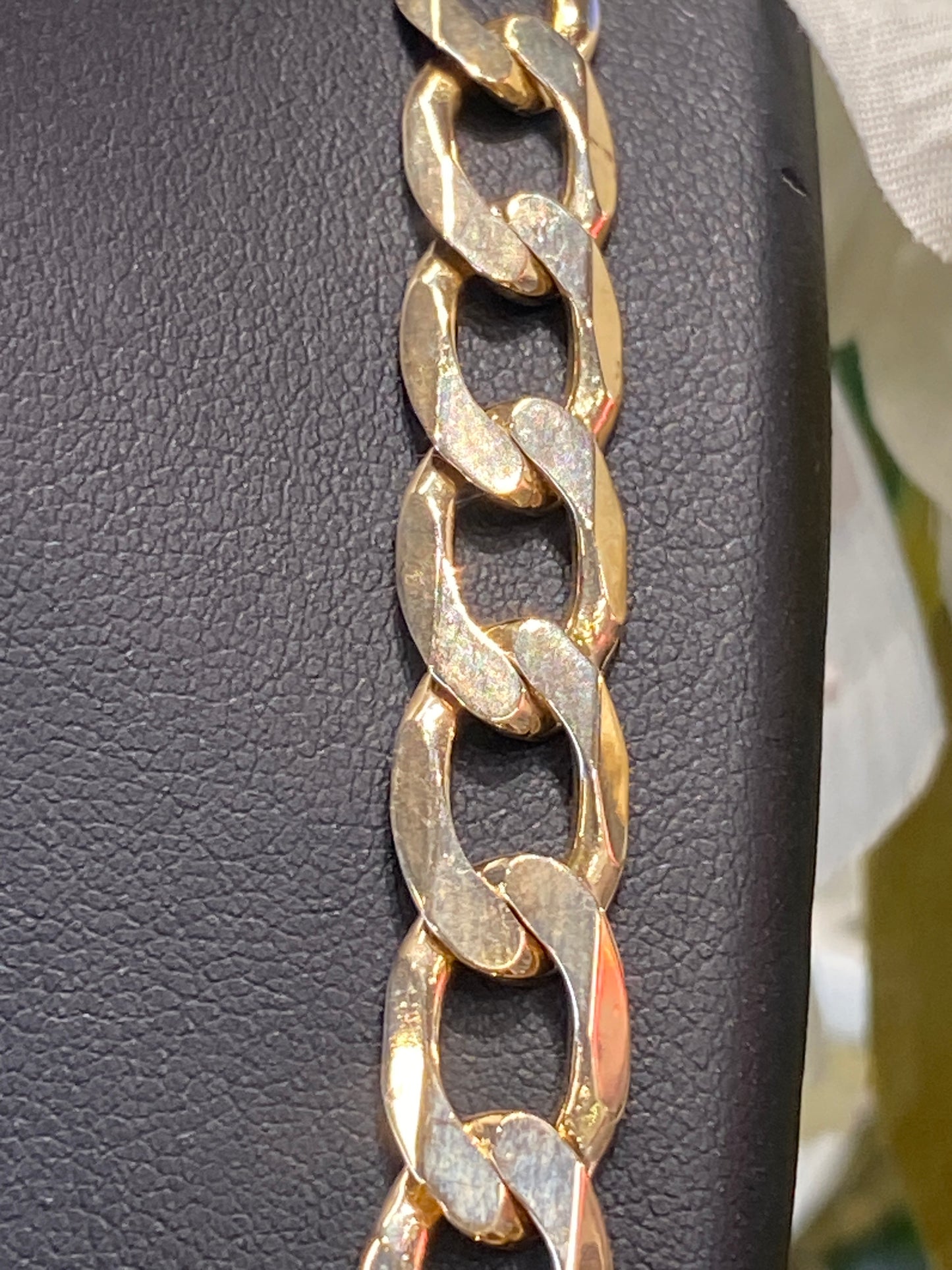 14k Yellow Gold Curb Link Chain