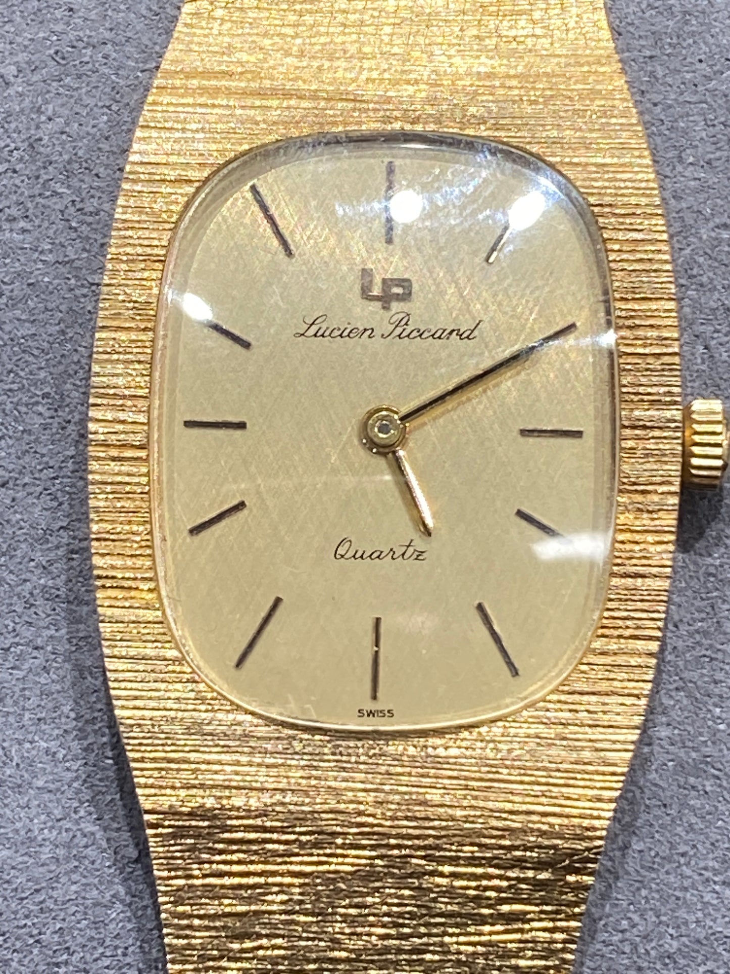 14k Yellow Gold Lucien Piccard Men’s Watch