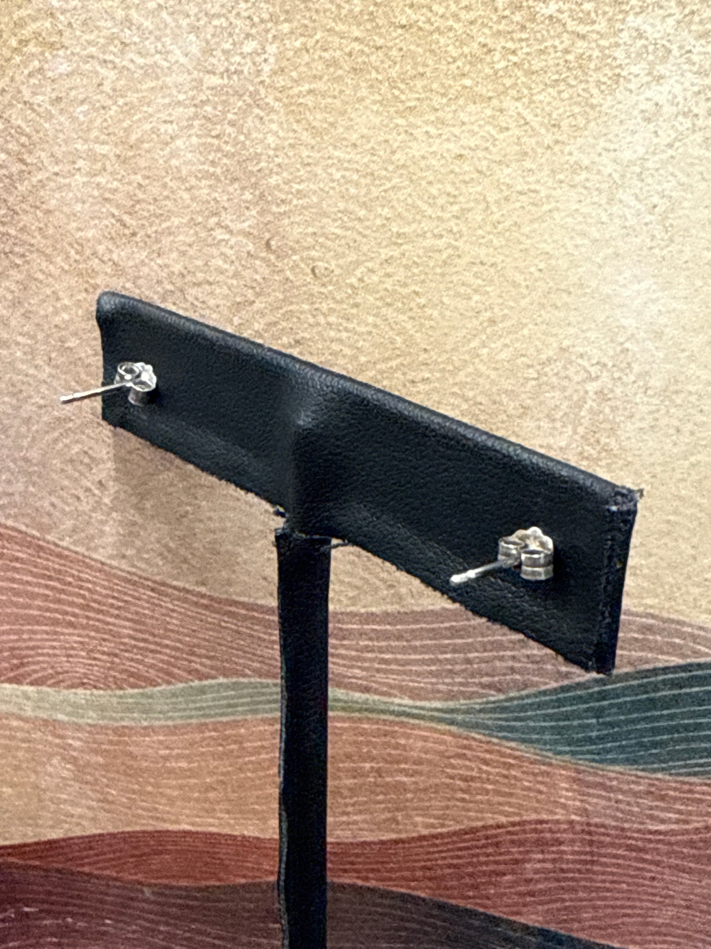 Silver earrings