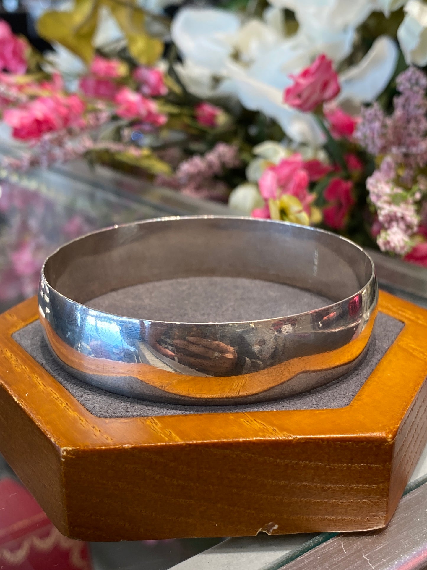 Silver Bangle Bracelet