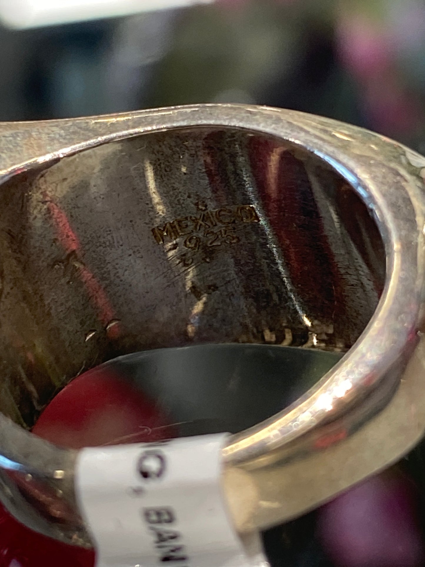 Silver Ring With Design