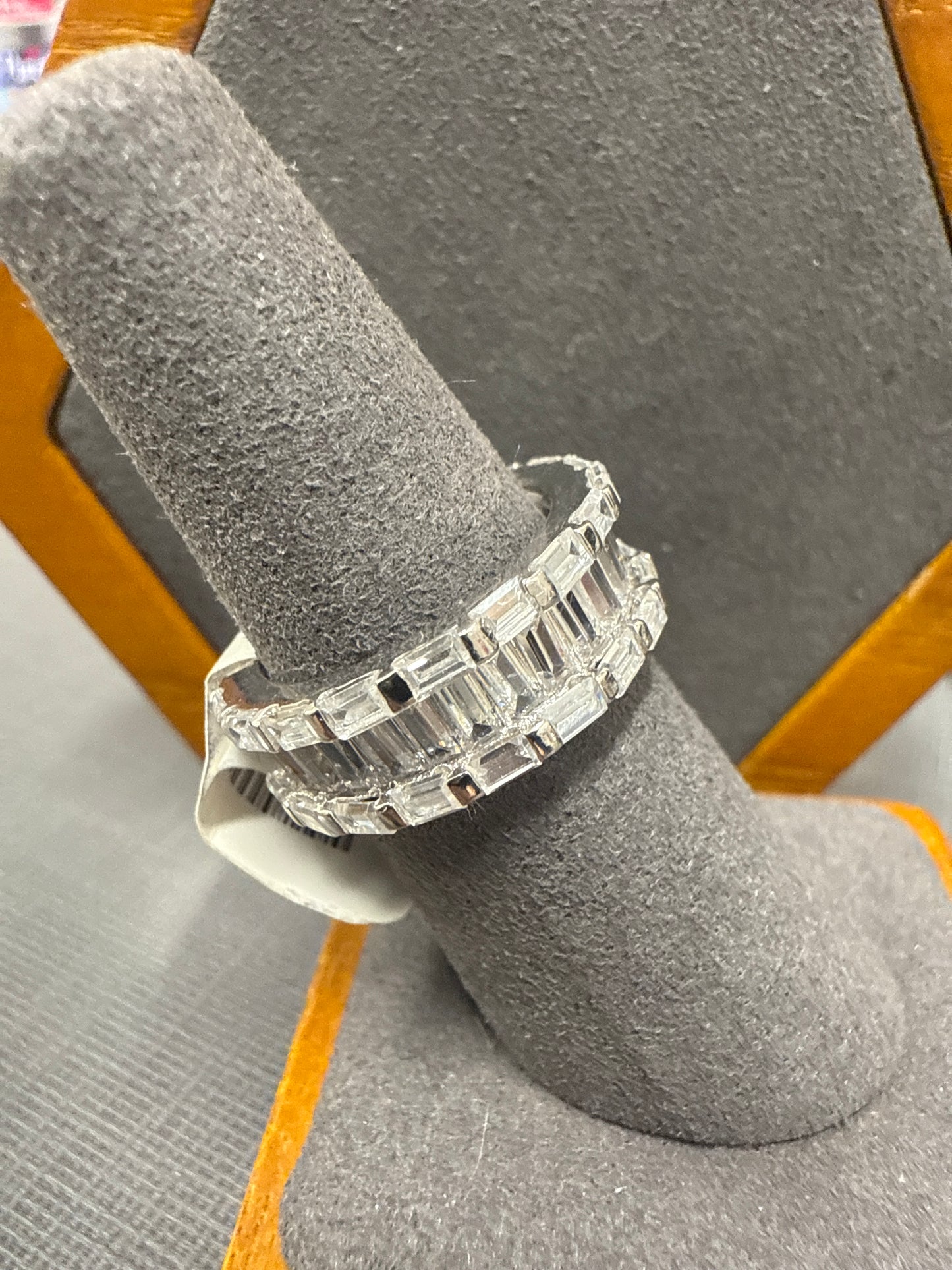 Silver eternity band