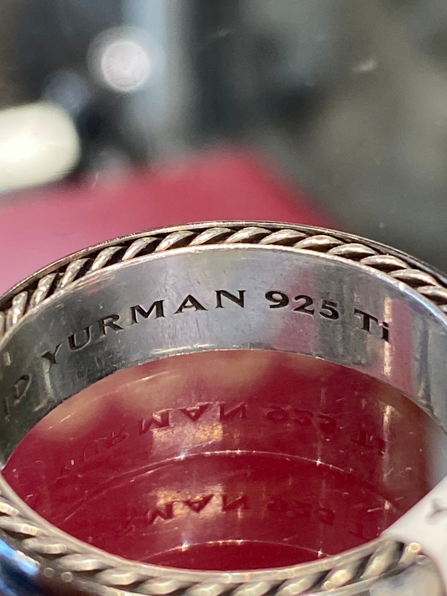 Silver David Yurman Ring