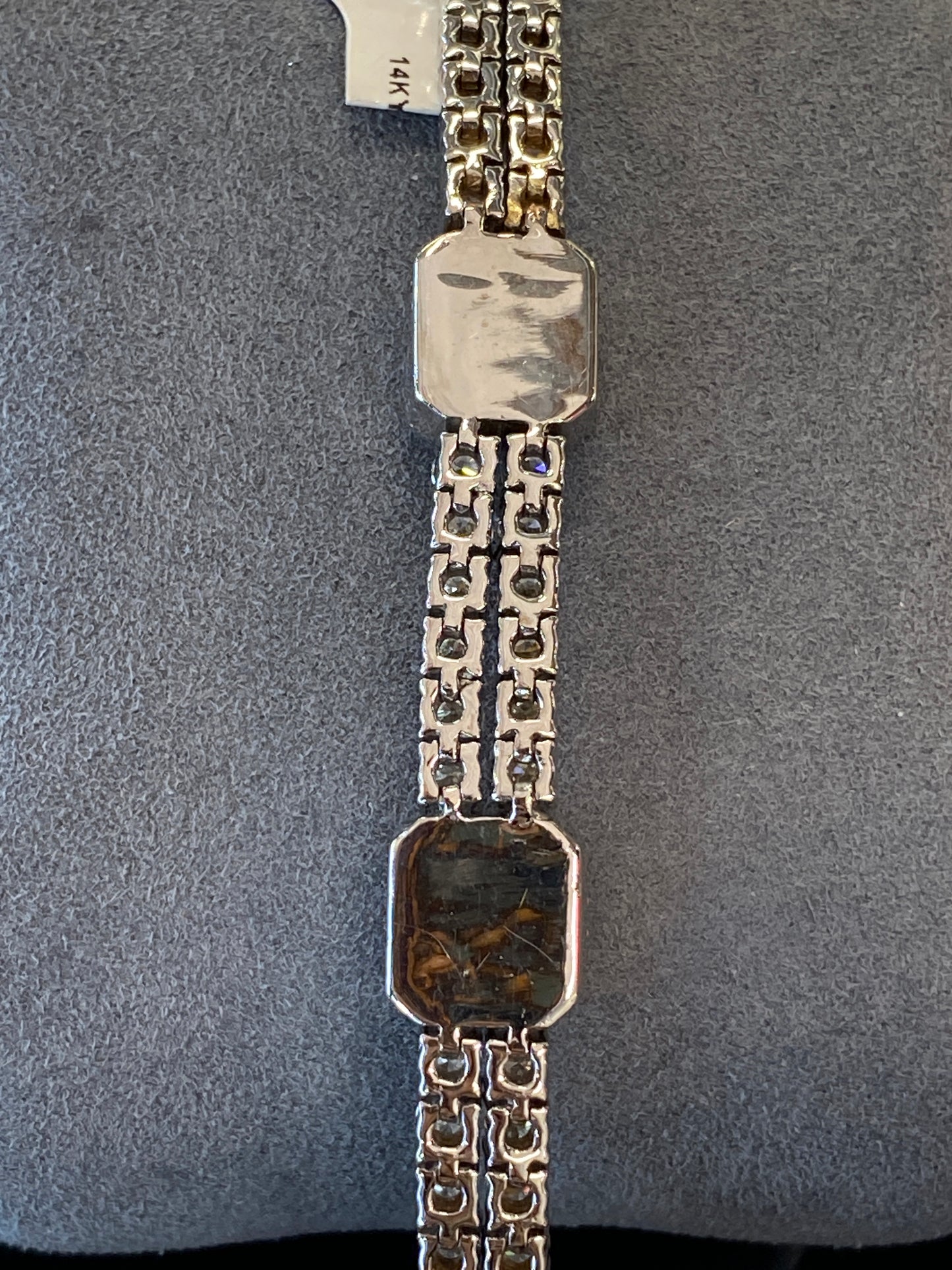14k White Gold Diamond Bracelet