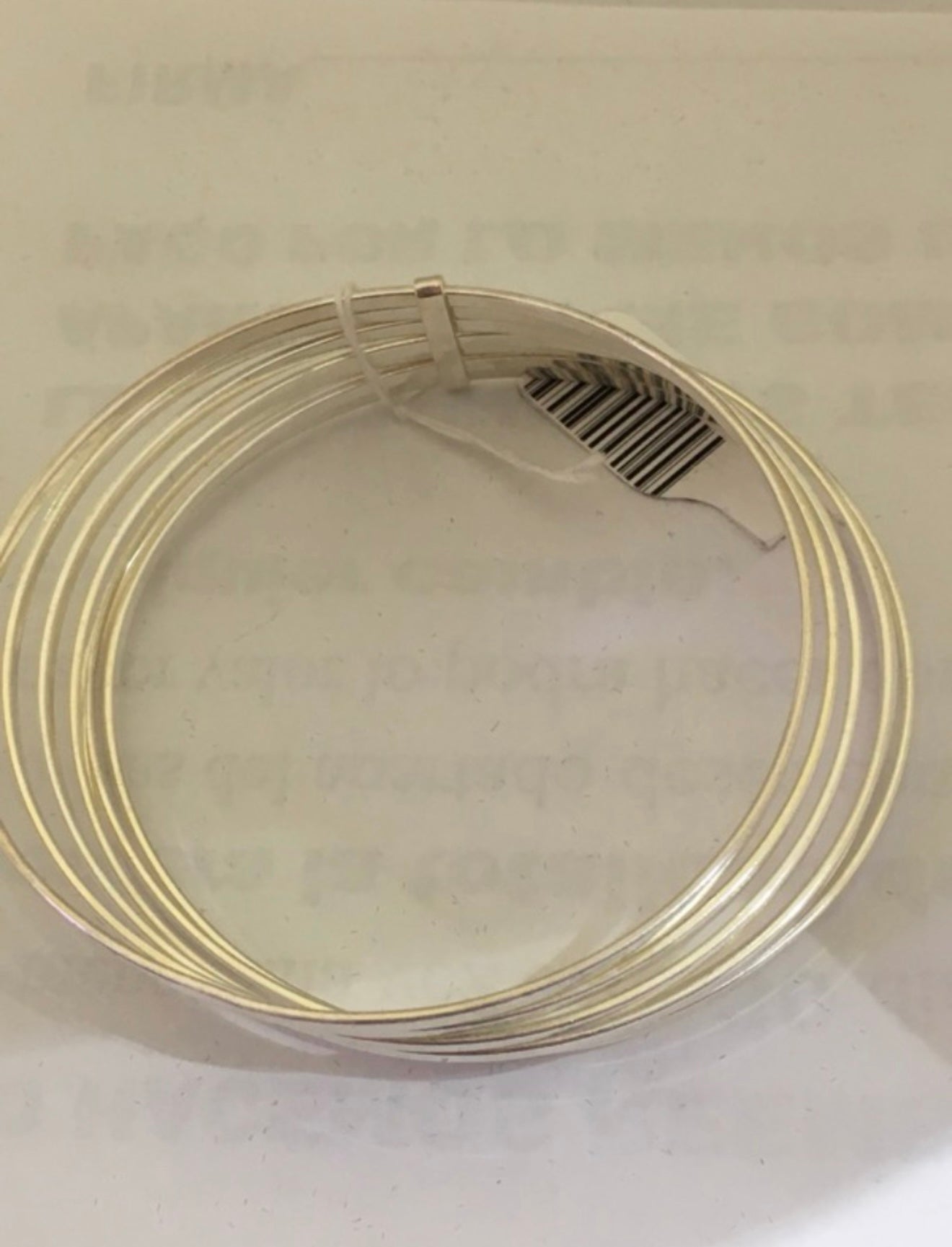 Silver bracelet