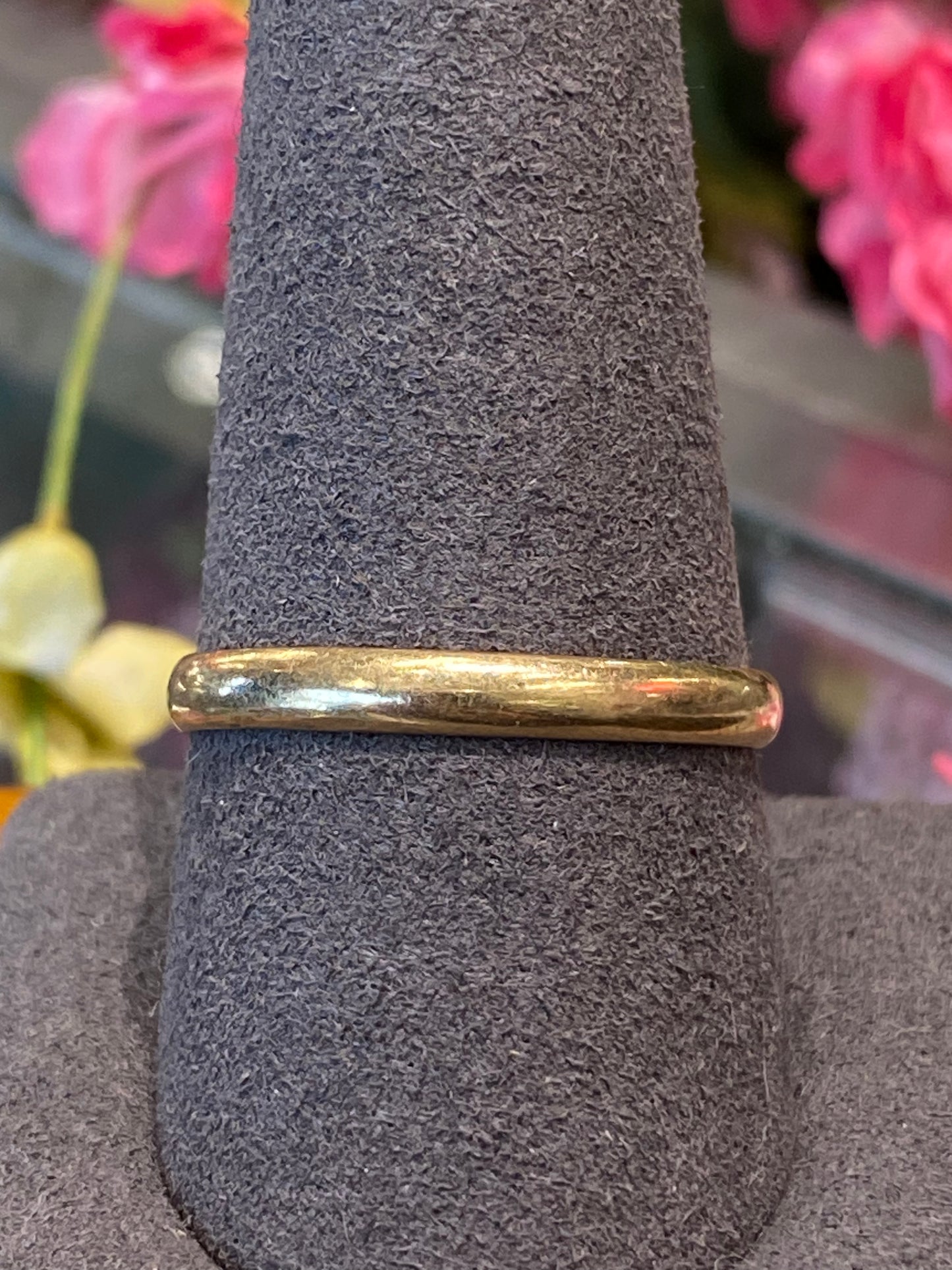 14k Yellow Gold Plain Band
