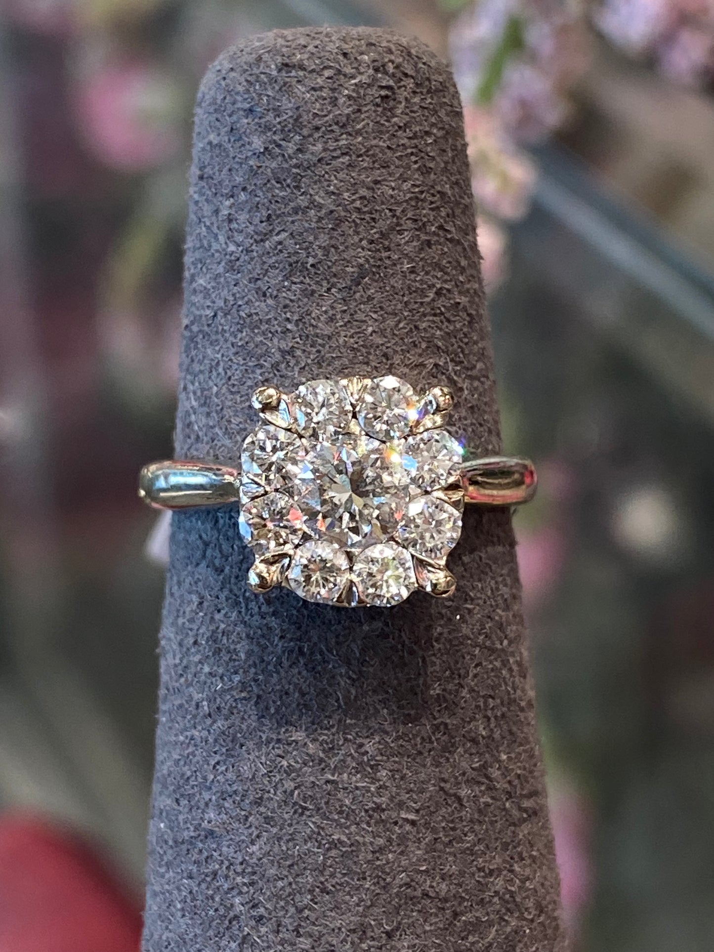 14k White Gold Diamond Ring