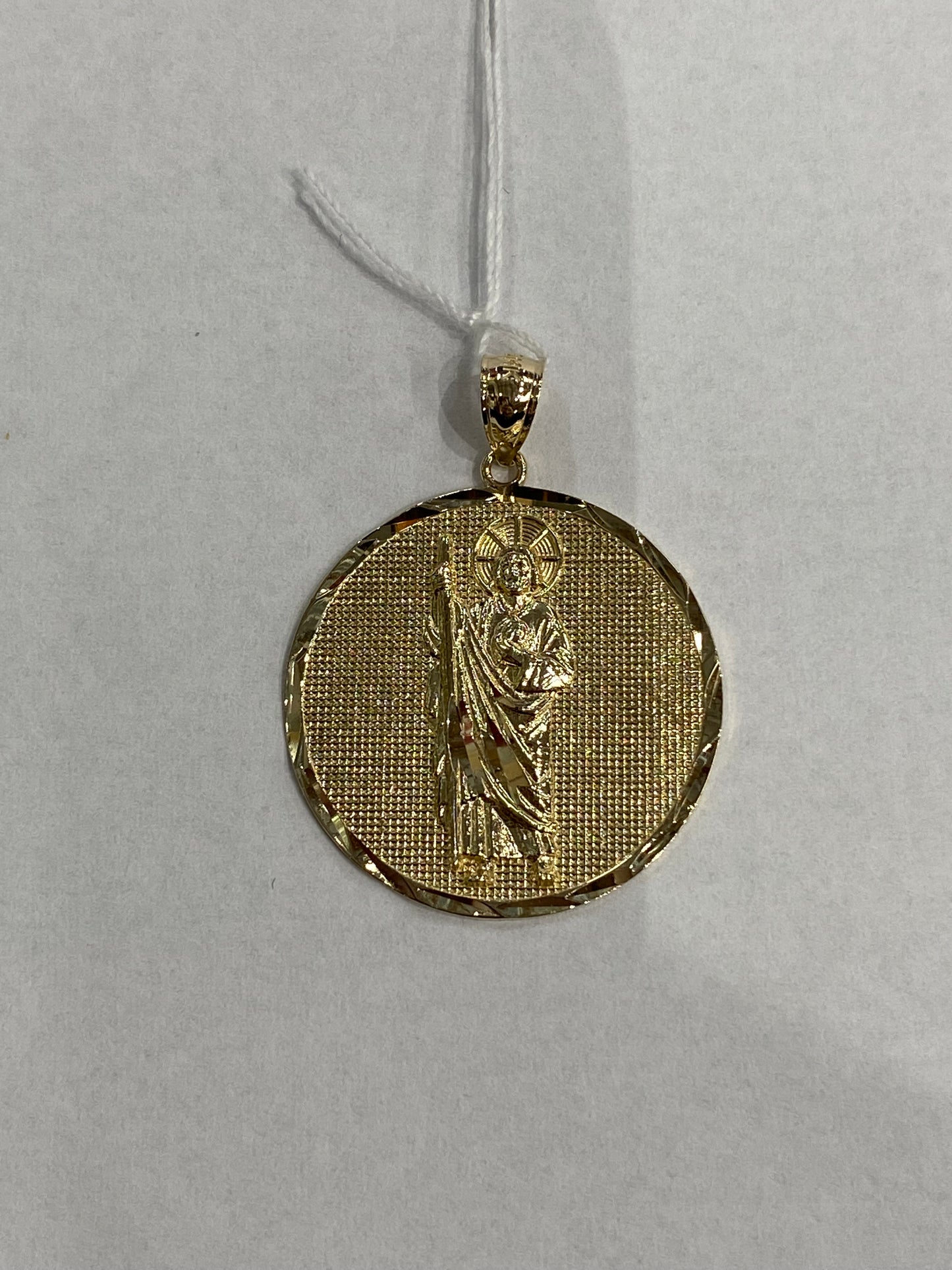 14k Yellow Gold St Jude Pendant