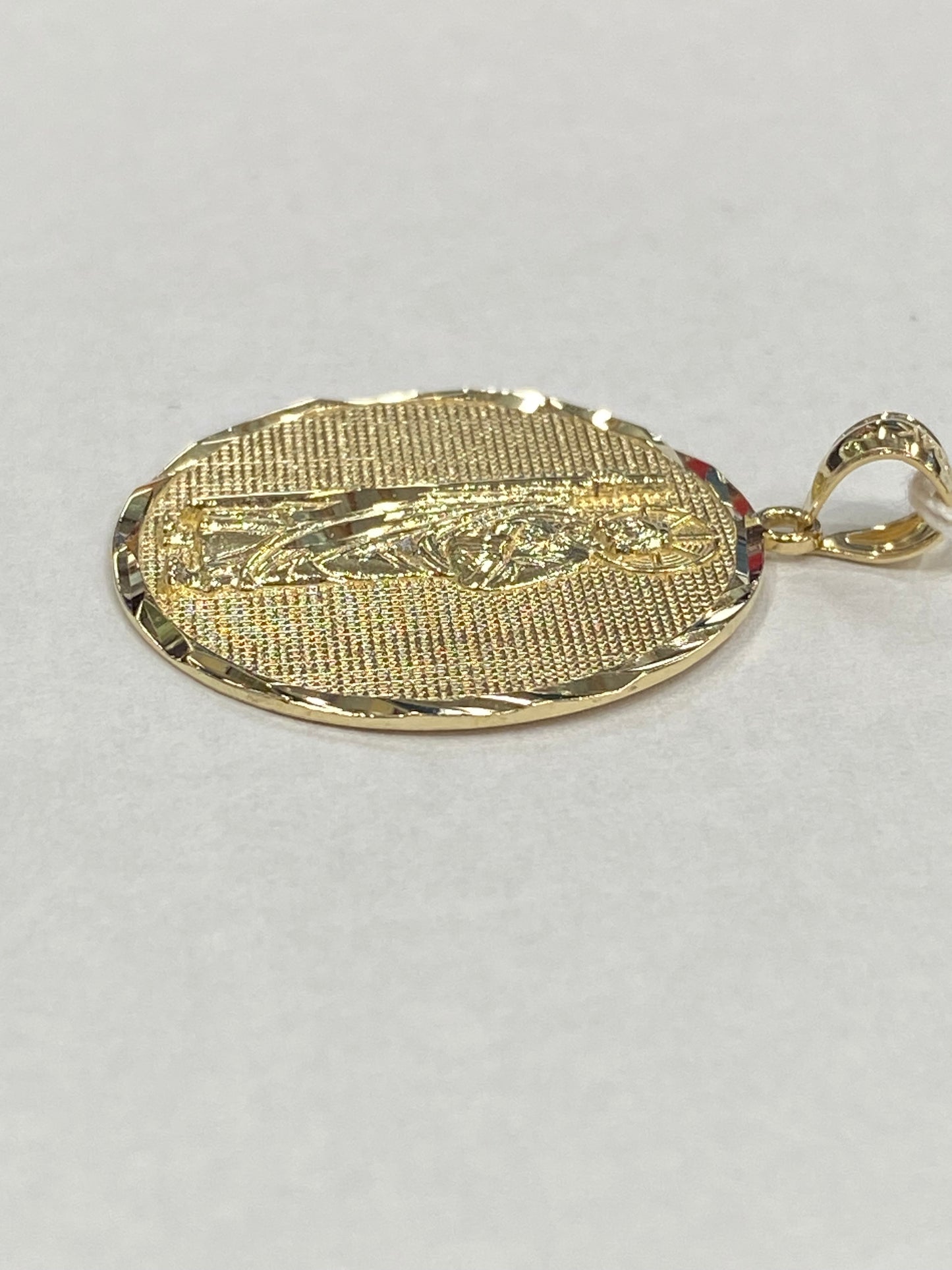 14k Yellow Gold St Jude Pendant