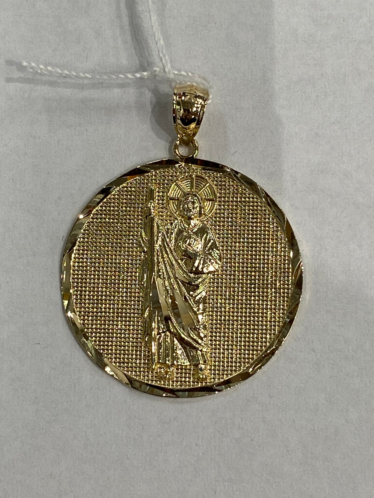 14k Yellow Gold St Jude Pendant