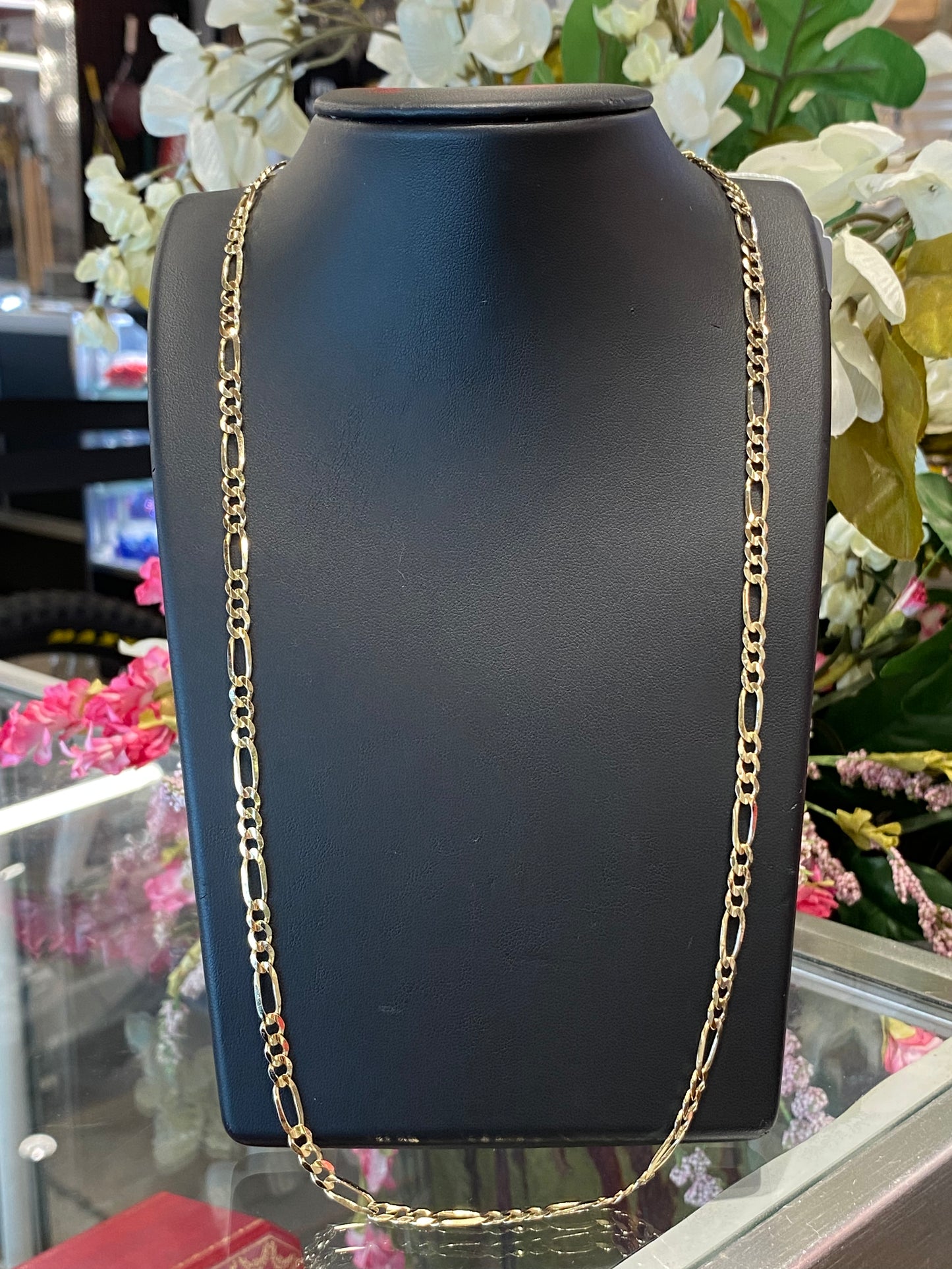 14k Yellow Gold Fígaro Chain