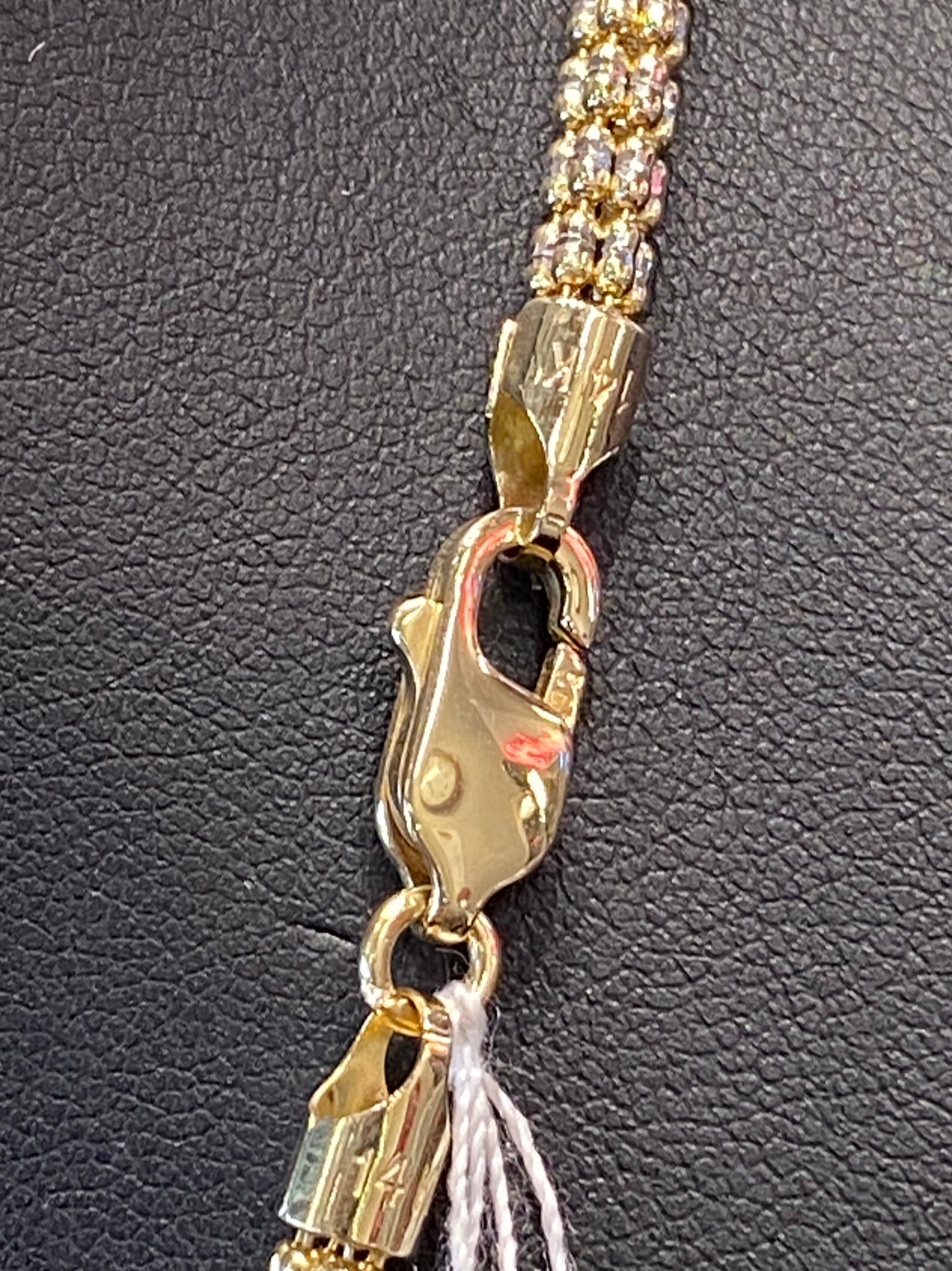 14k Two Tone Fashion Chain