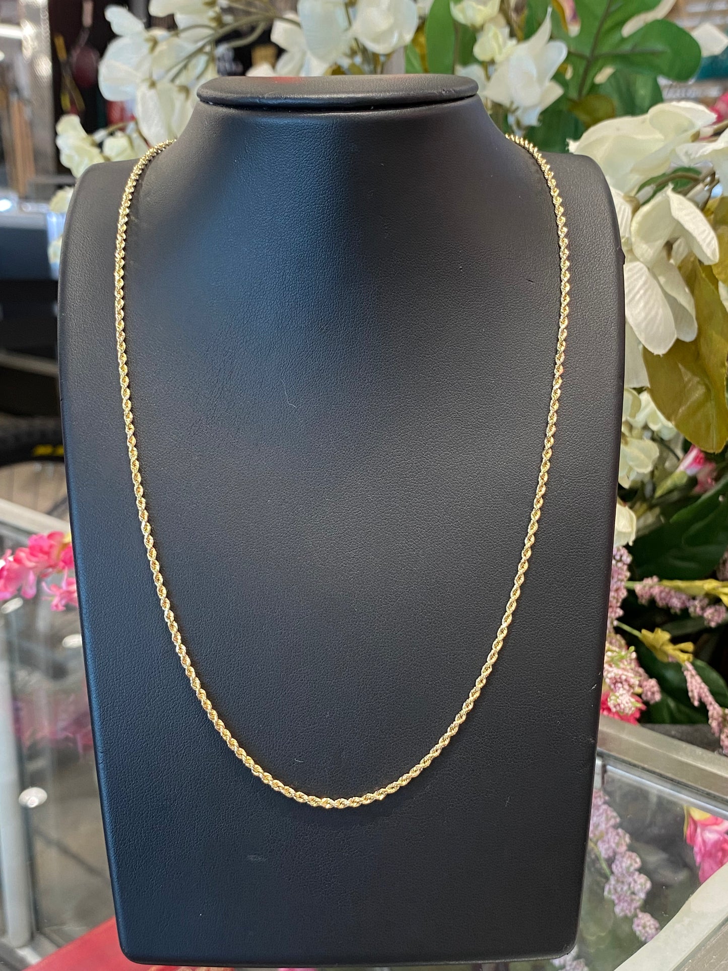 14k Yellow Gold Rope Chain