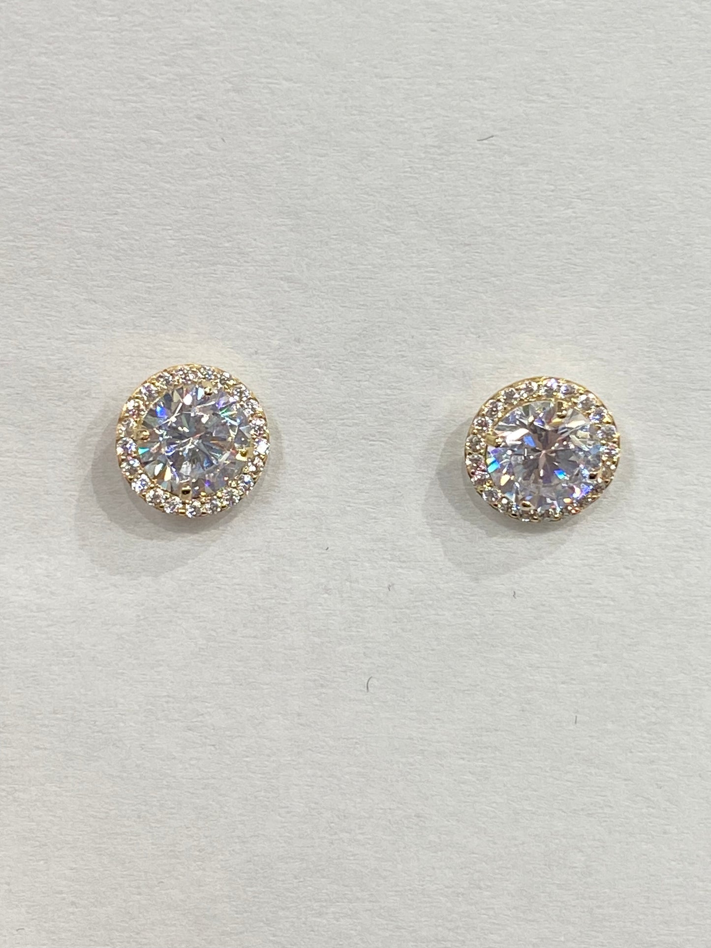 14k Yellow Gold Stud Earrings