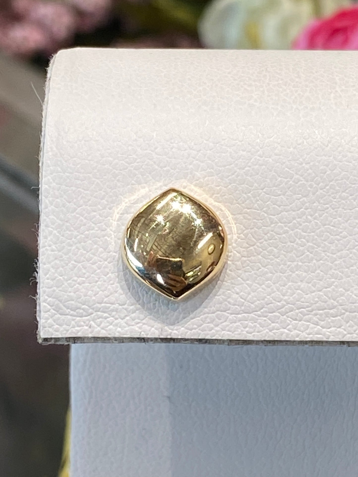 14k Yellow Gold Stud Earrings