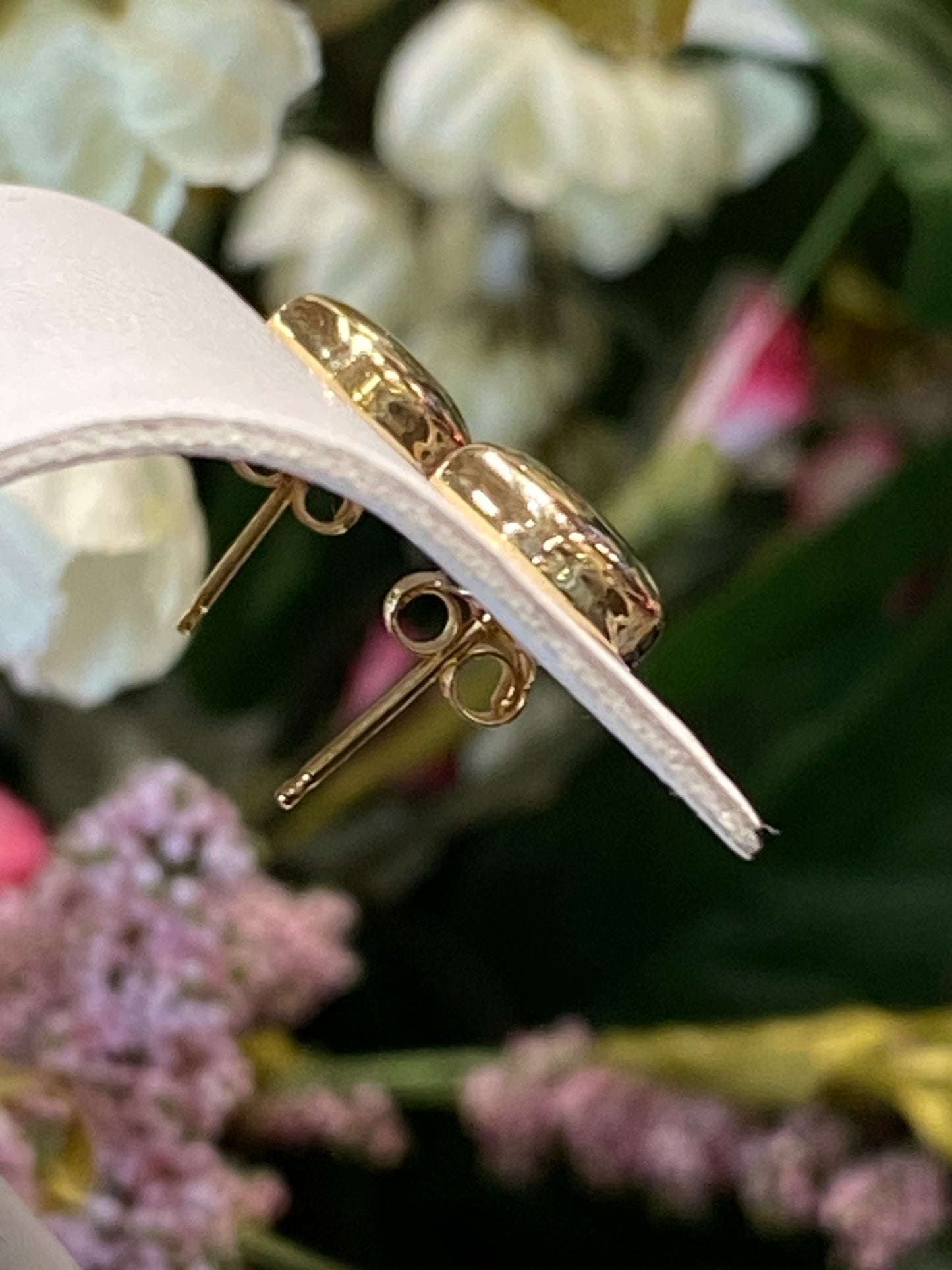 14k Yellow Gold Stud Earrings