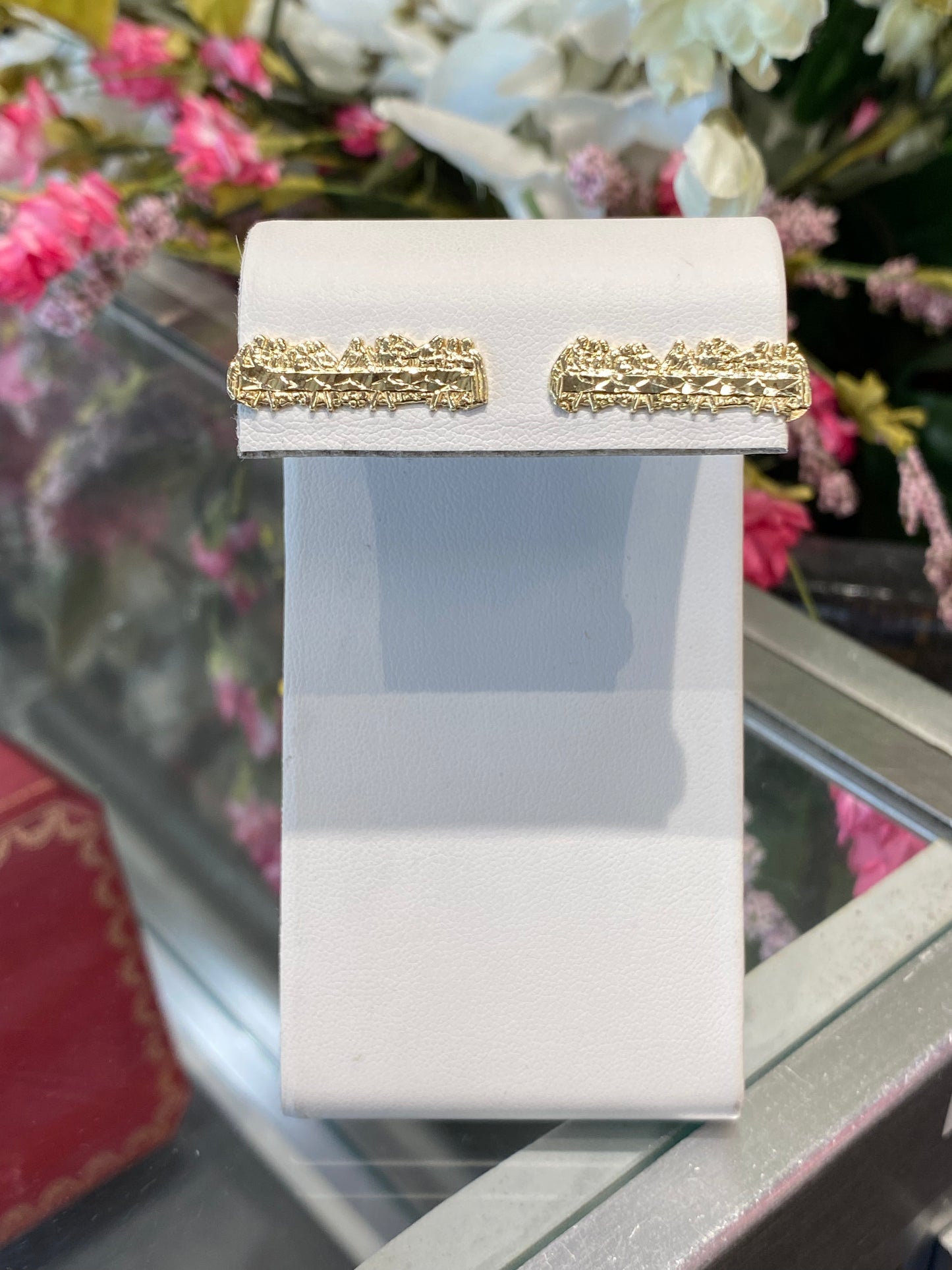 10k Yellow Gold Stud Earrings