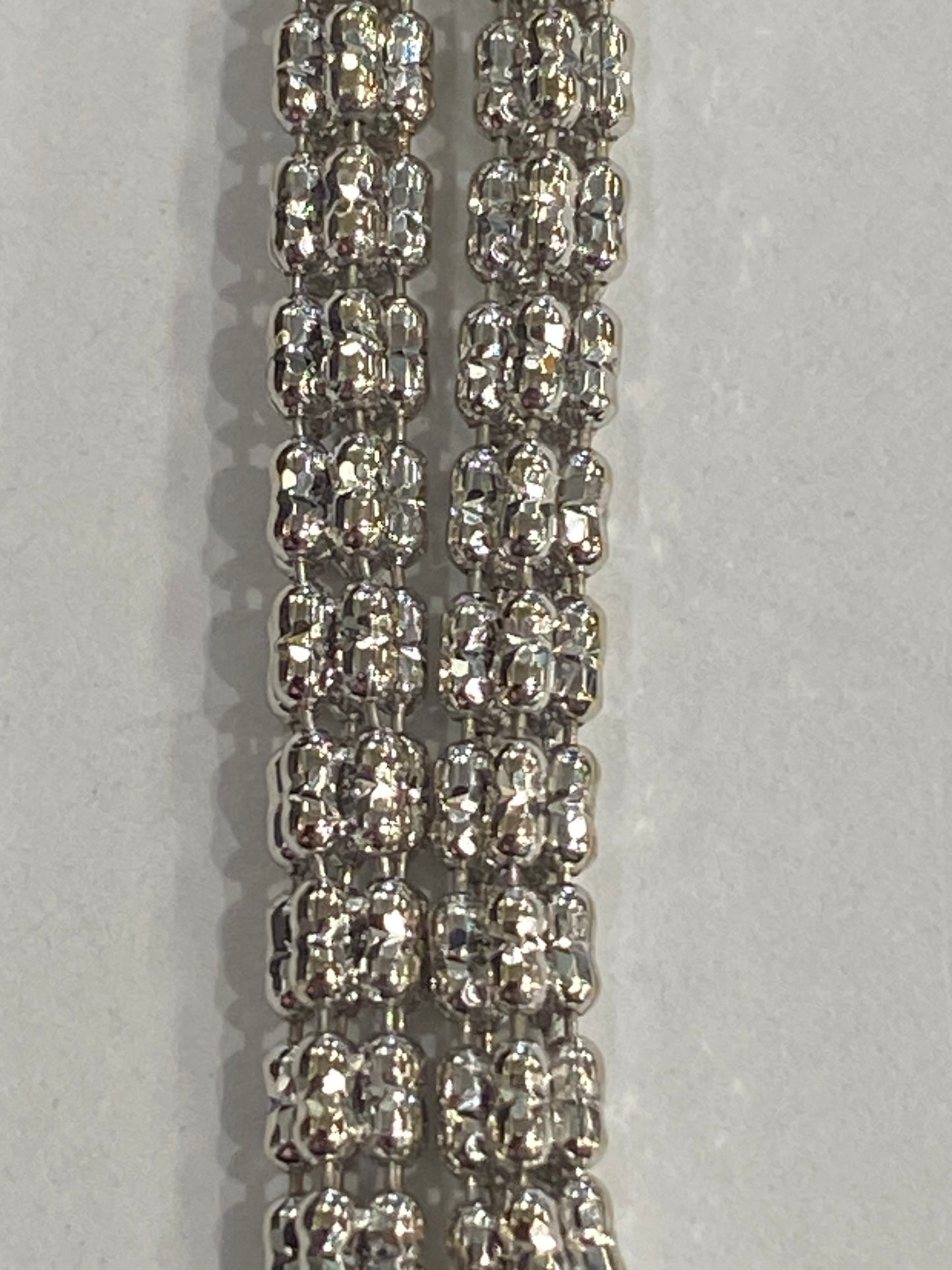 10k White Gold Fashion Chain