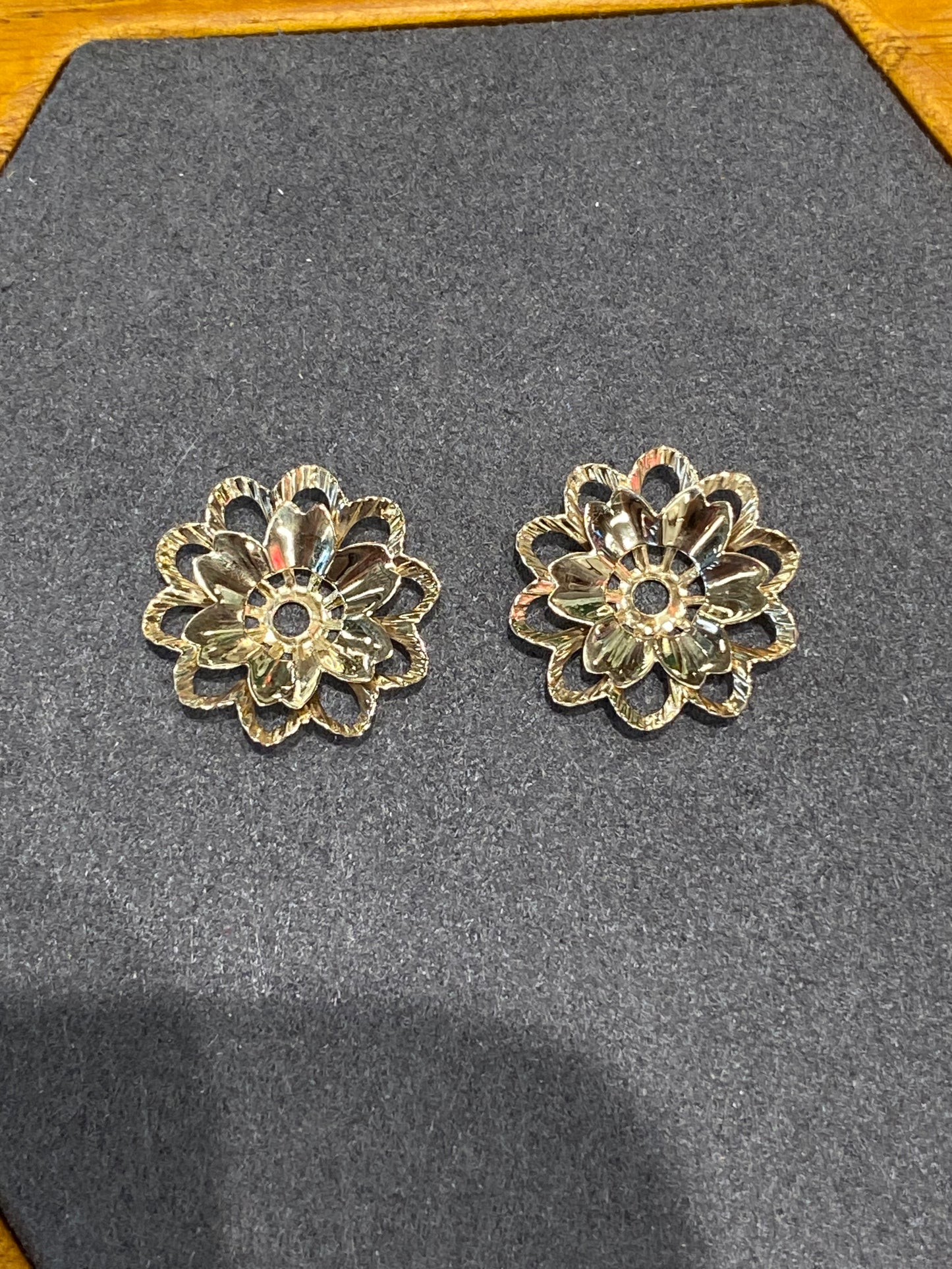 14k Yellow Gold Earring Jackets