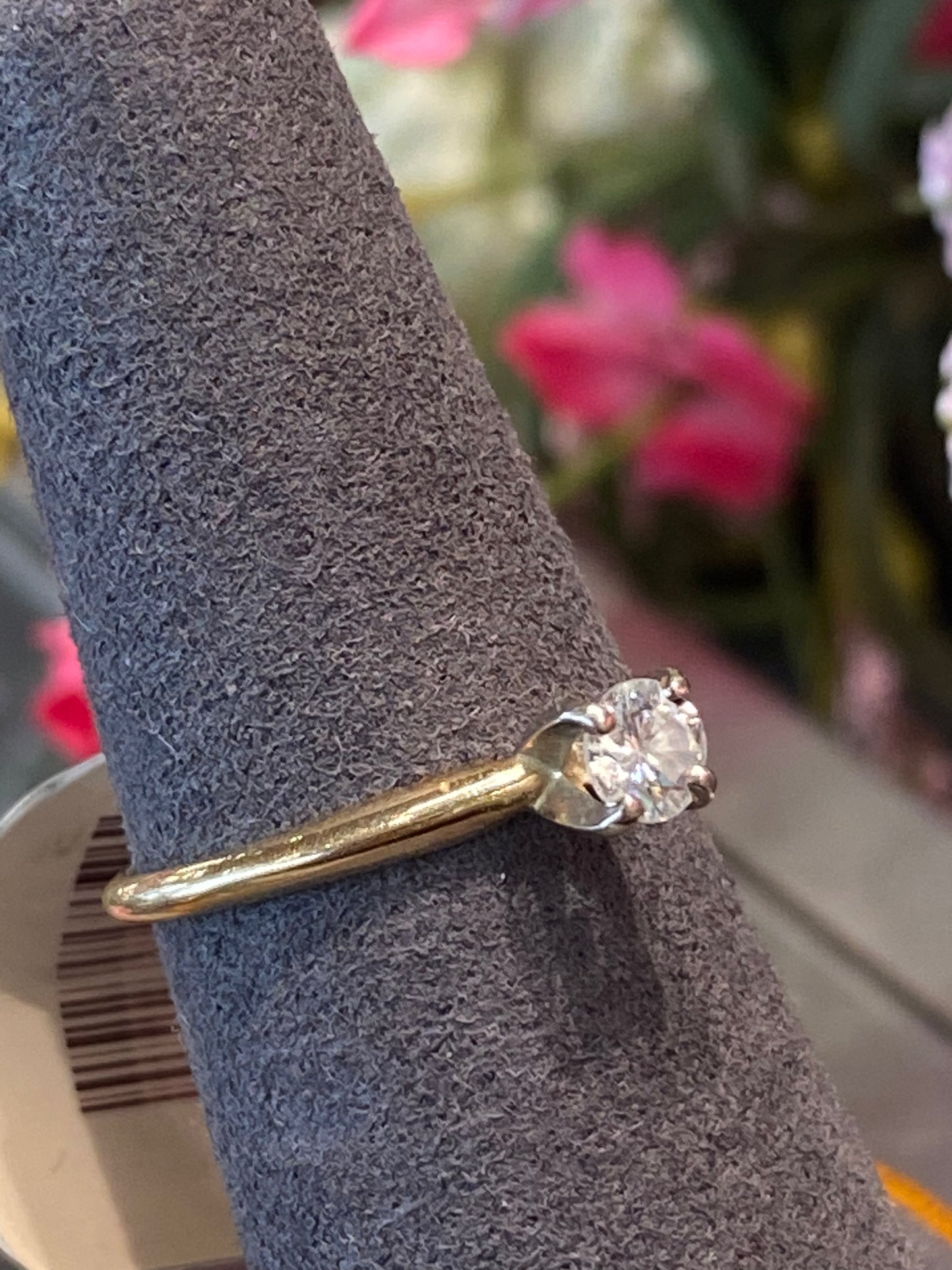 14k Yellow Gold Engagement Ring