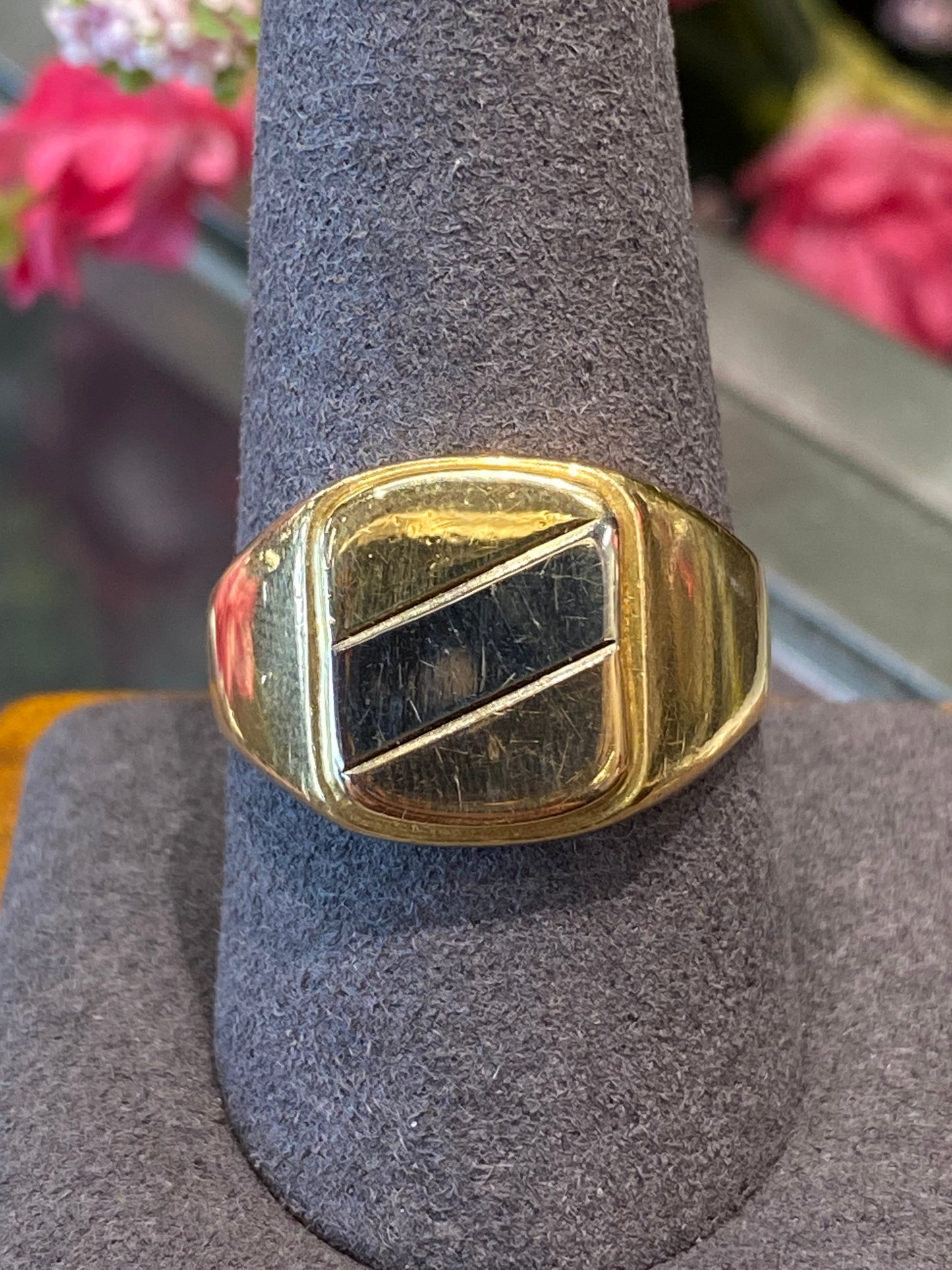 18k Tri Gold Ring