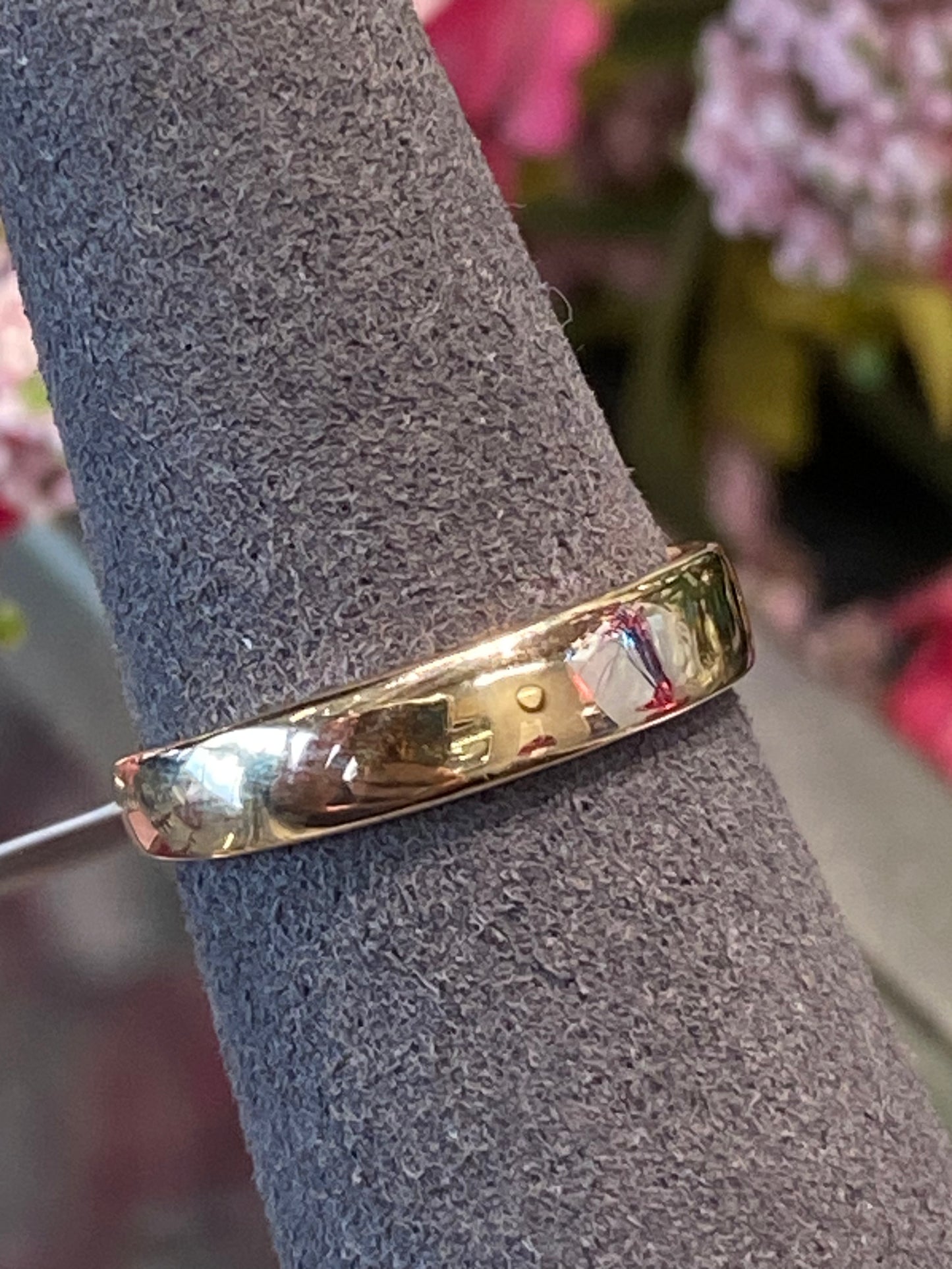14k Yellow Gold Plain Band